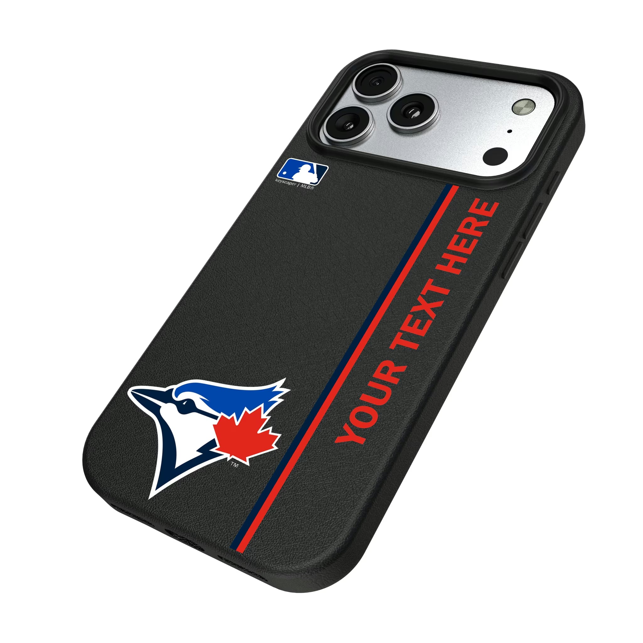 Toronto Blue Jays Personalized Sidebard iPhone MagSafe Compatible Phone Case for Apple iPhone - Isometric View#Device_iPhone 17 Pro Max