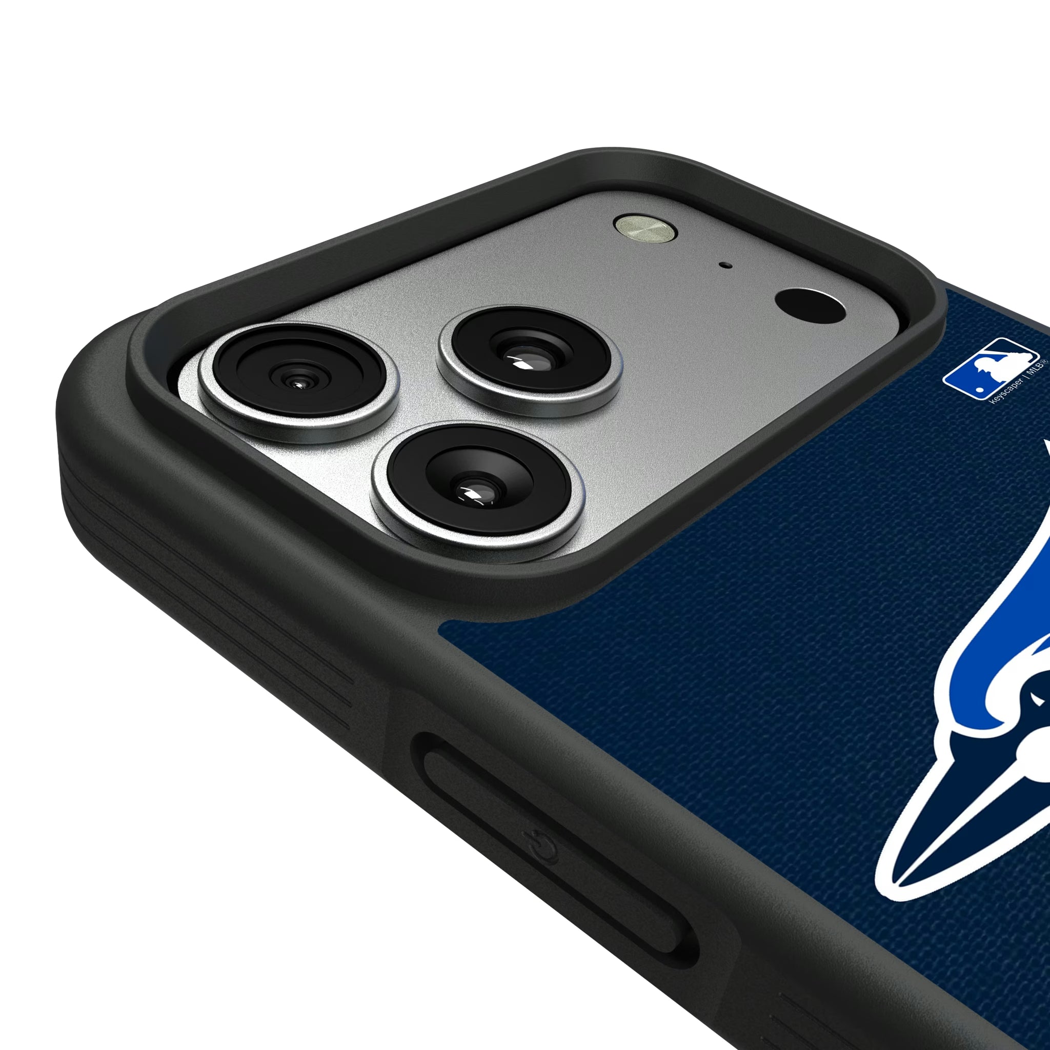 Toronto Blue Jays Personalized Stripe iPhone Bump Phone Case for Apple iPhone - Detail#Device_iPhone 17 Pro Max