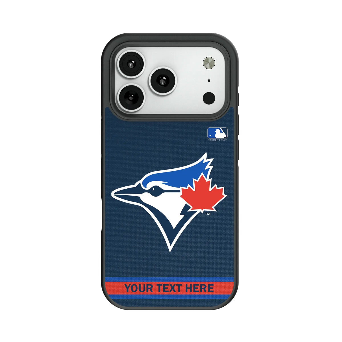 Toronto Blue Jays Personalized Stripe Bump Phone Case for Apple iPhone