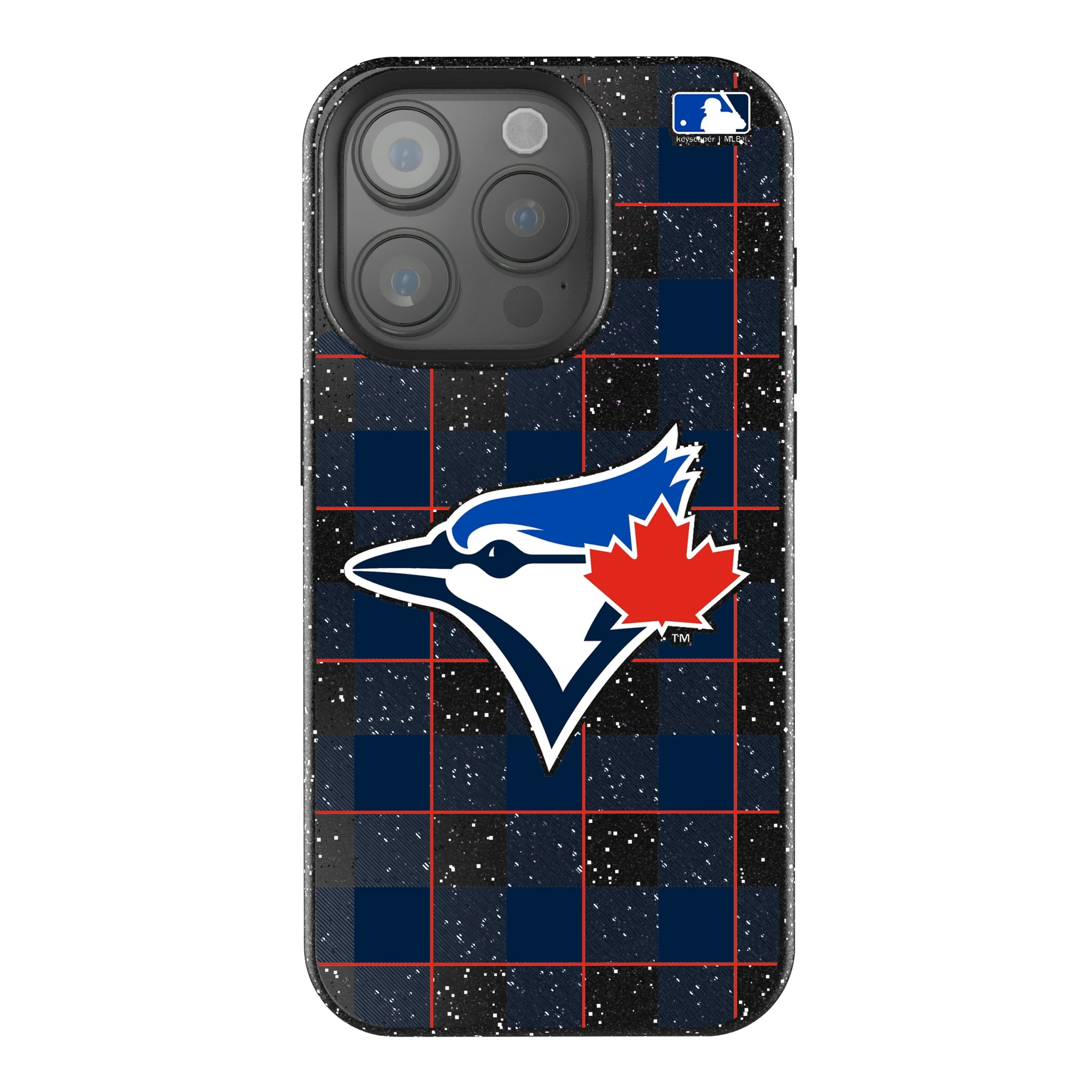 Toronto Blue Jays Plaid iPhone Bling Phone Case for Apple iPhone