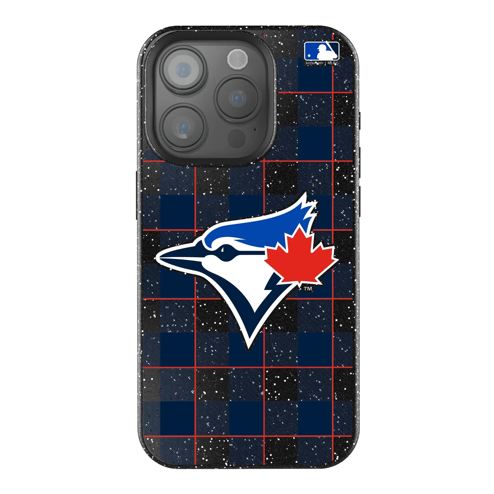 Toronto Blue Jays Plaid iPhone Bling Phone Case for Apple iPhone