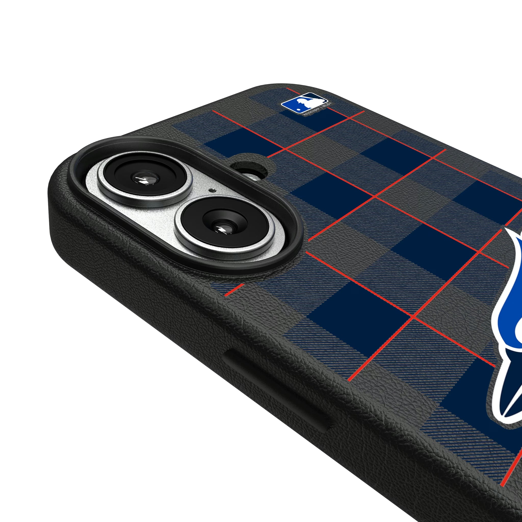 Toronto Blue Jays Plaid iPhone MagSafe Compatible Phone Case for Apple iPhone - Detail#Device_iPhone 17