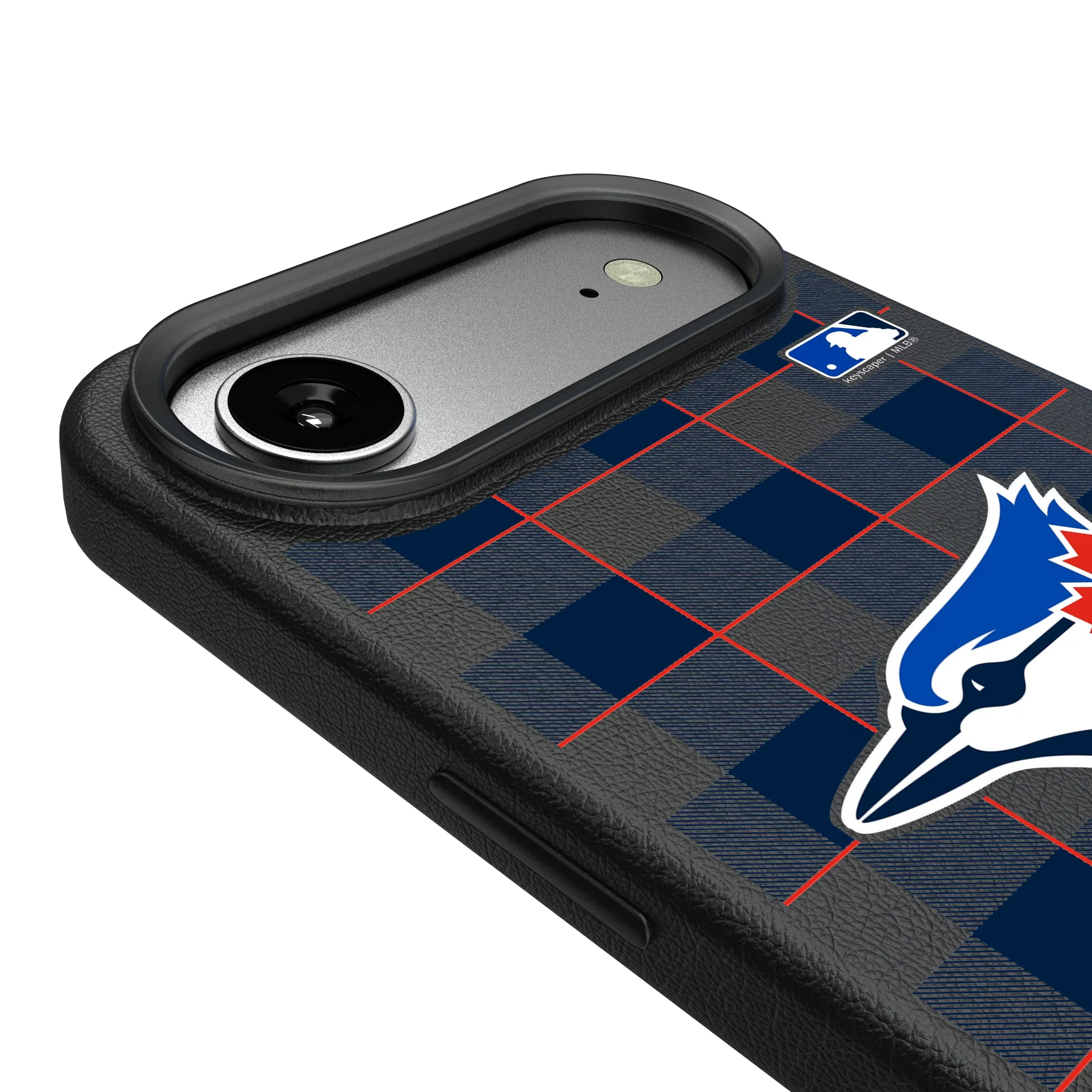 Toronto Blue Jays Plaid iPhone MagSafe Compatible Phone Case for Apple iPhone - Detail#Device_iPhone Air