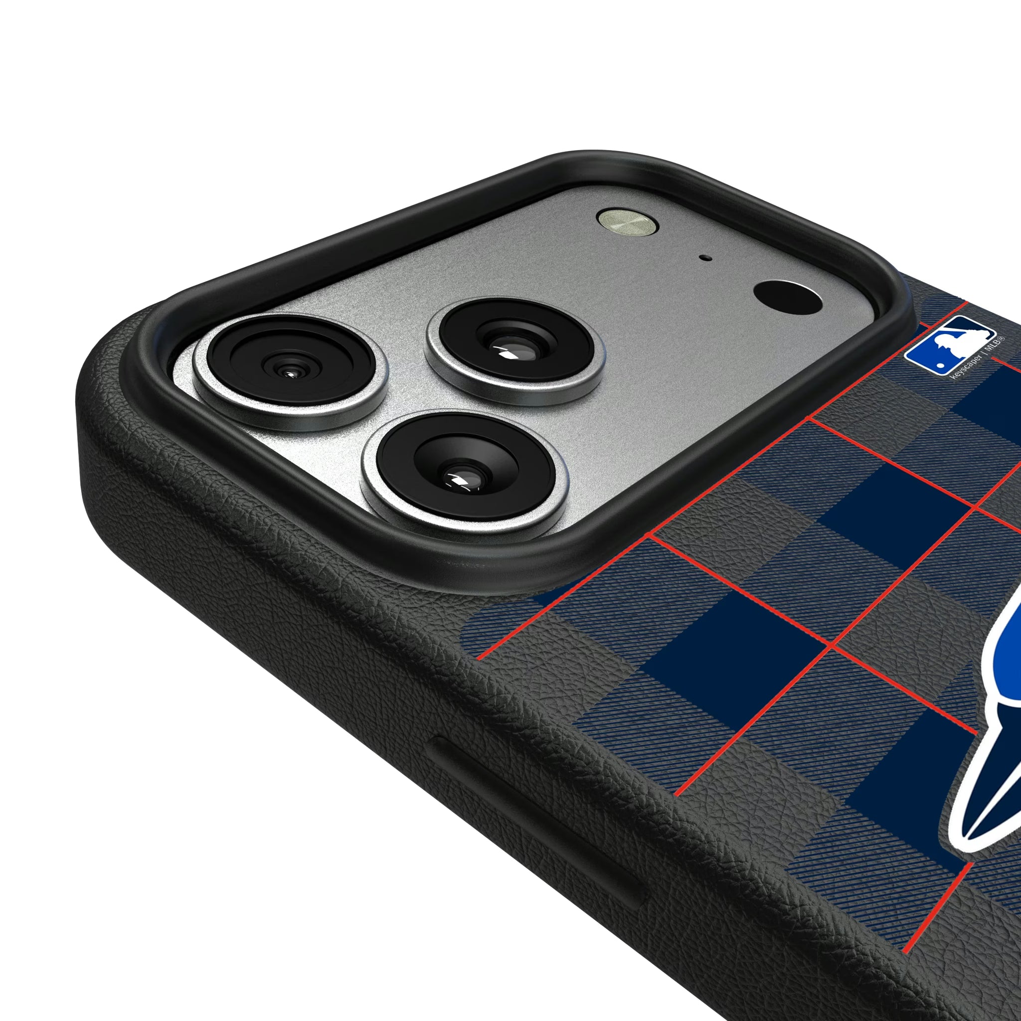 Toronto Blue Jays Plaid iPhone MagSafe Compatible Phone Case for Apple iPhone - Detail#Device_iPhone 17 Pro Max