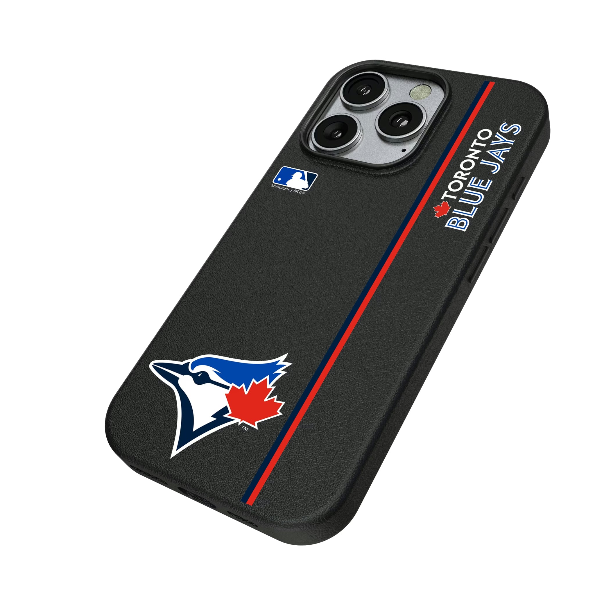 Toronto Blue Jays Sidebar iPhone MagSafe Compatible Phone Case for Apple iPhone - Isometric View