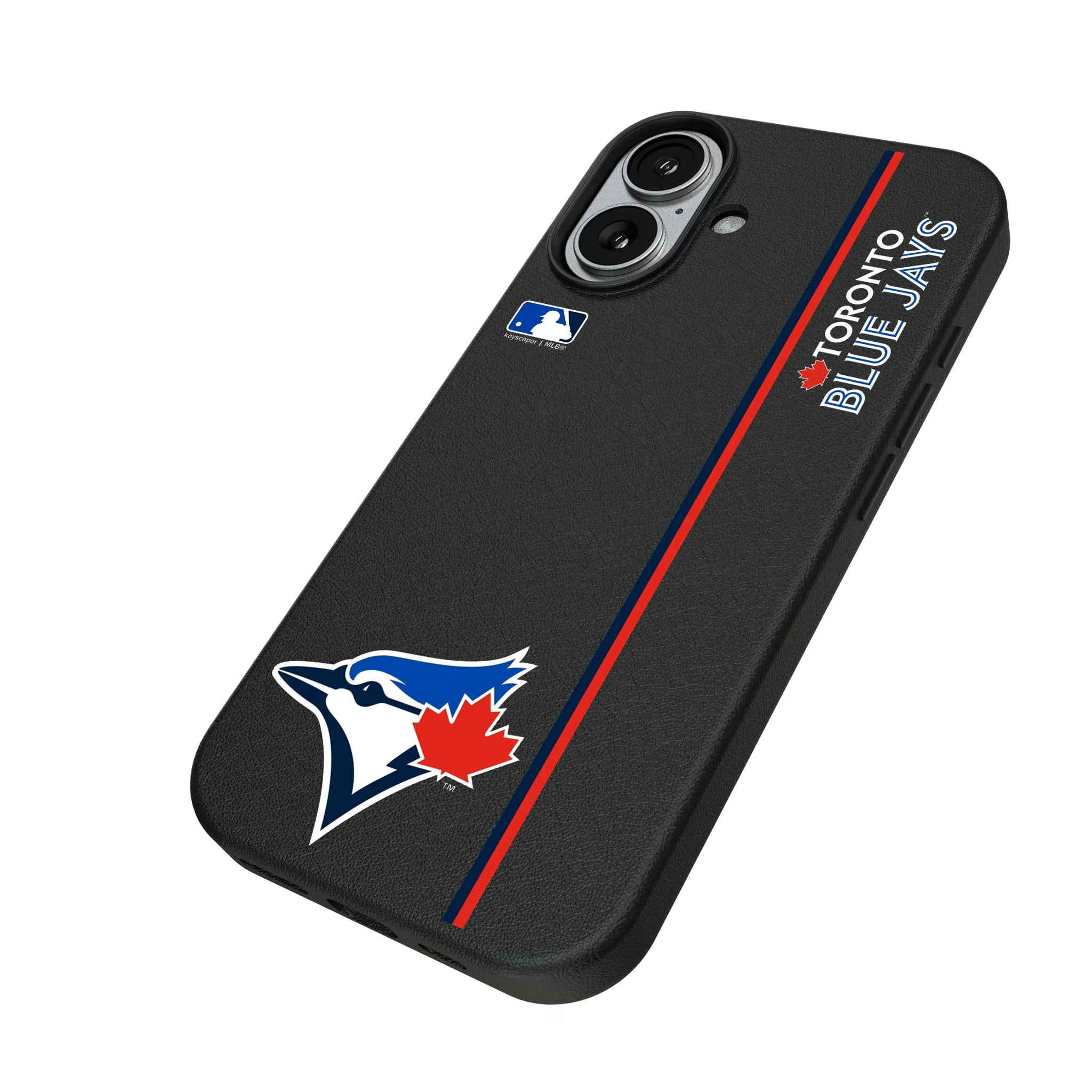 Toronto Blue Jays Sidebar iPhone MagSafe Compatible Phone Case for Apple iPhone - Isometric View#Device_iPhone 17