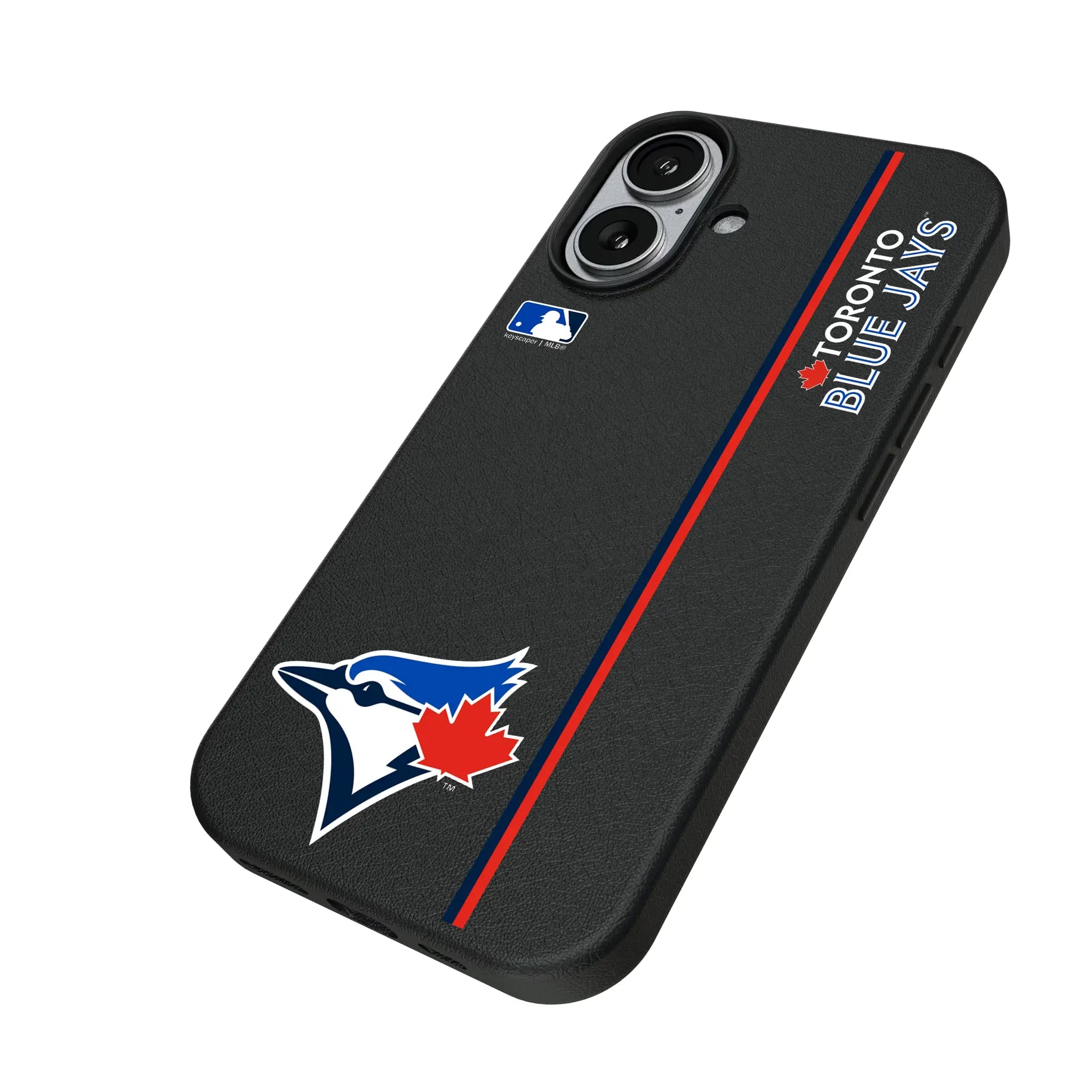 Toronto Blue Jays Sidebar iPhone MagSafe Compatible Phone Case for Apple iPhone - Isometric View#Device_iPhone 17