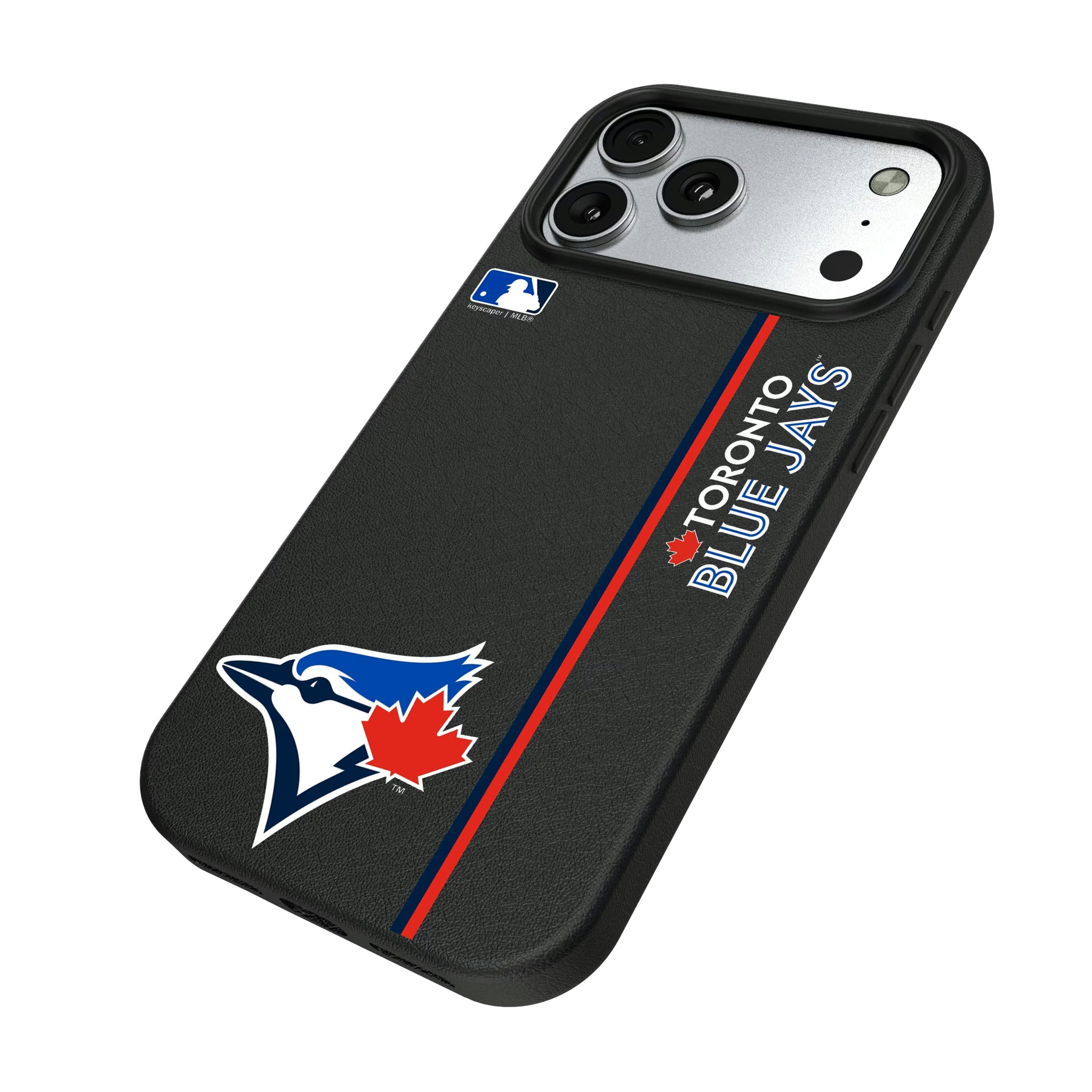 Toronto Blue Jays Sidebar iPhone MagSafe Compatible Phone Case for Apple iPhone - Isometric View#Device_iPhone 17 Pro Max