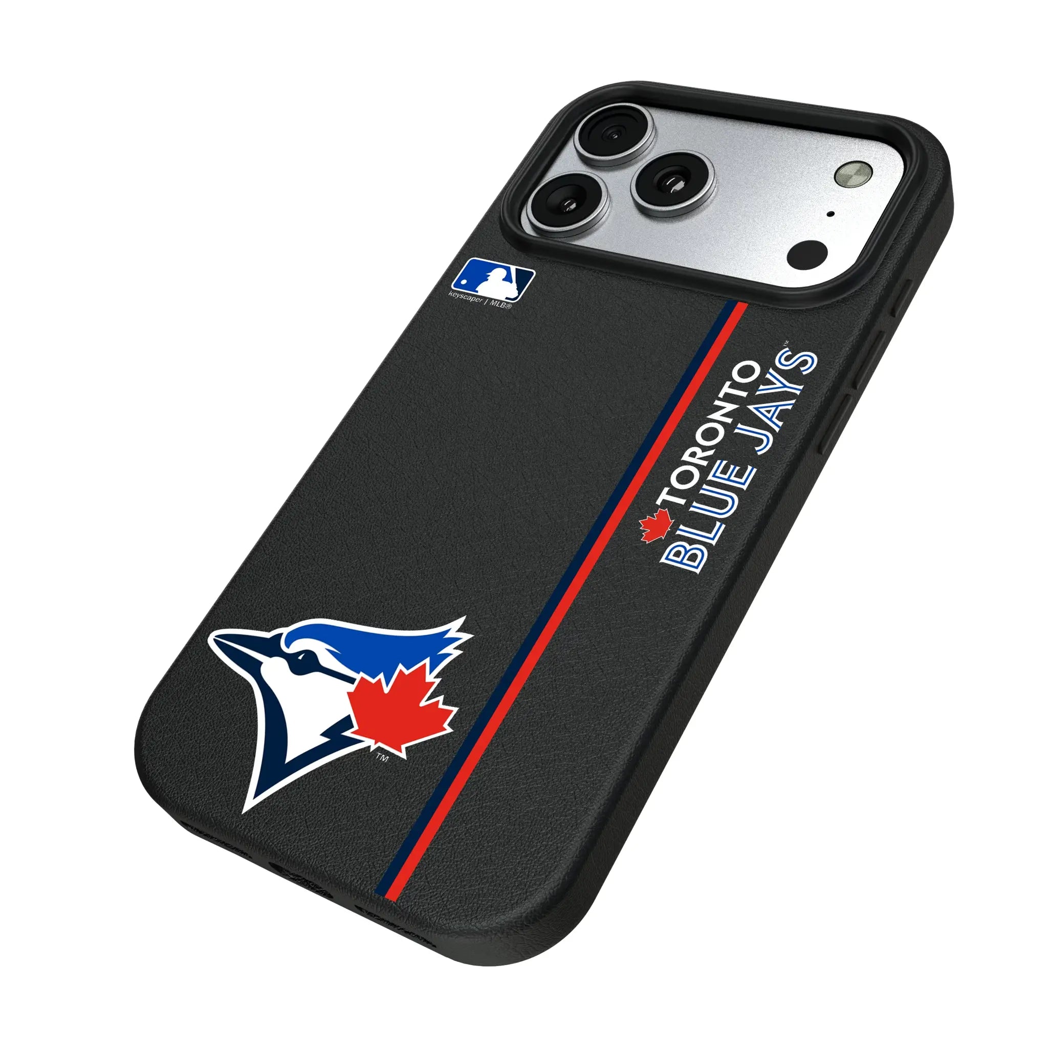 Toronto Blue Jays Sidebar iPhone MagSafe Compatible Phone Case for Apple iPhone - Isometric View#Device_iPhone 17 Pro Max