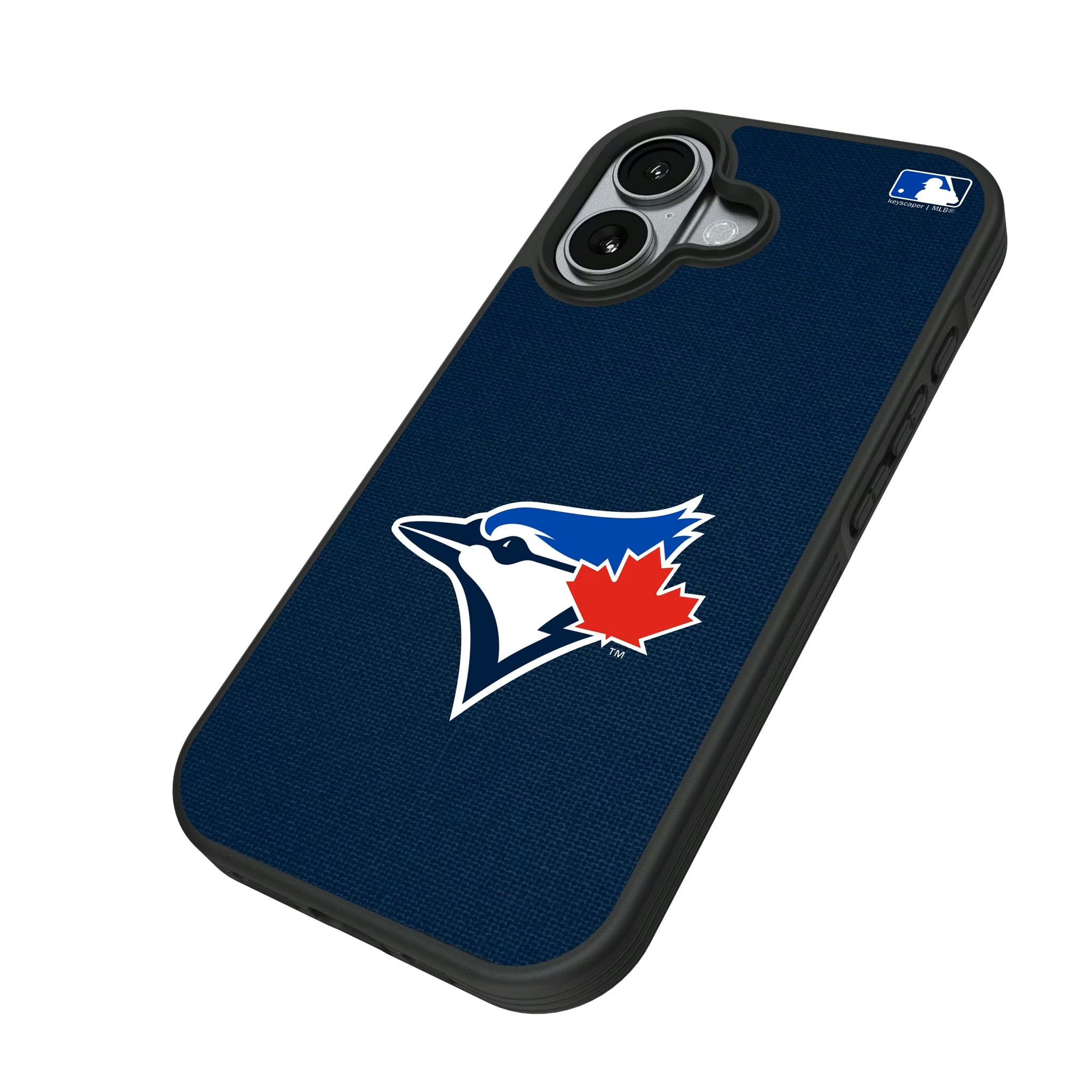 Toronto Blue Jays Solid iPhone Bump Phone Case for Apple iPhone - Isometric View#Device_iPhone 17