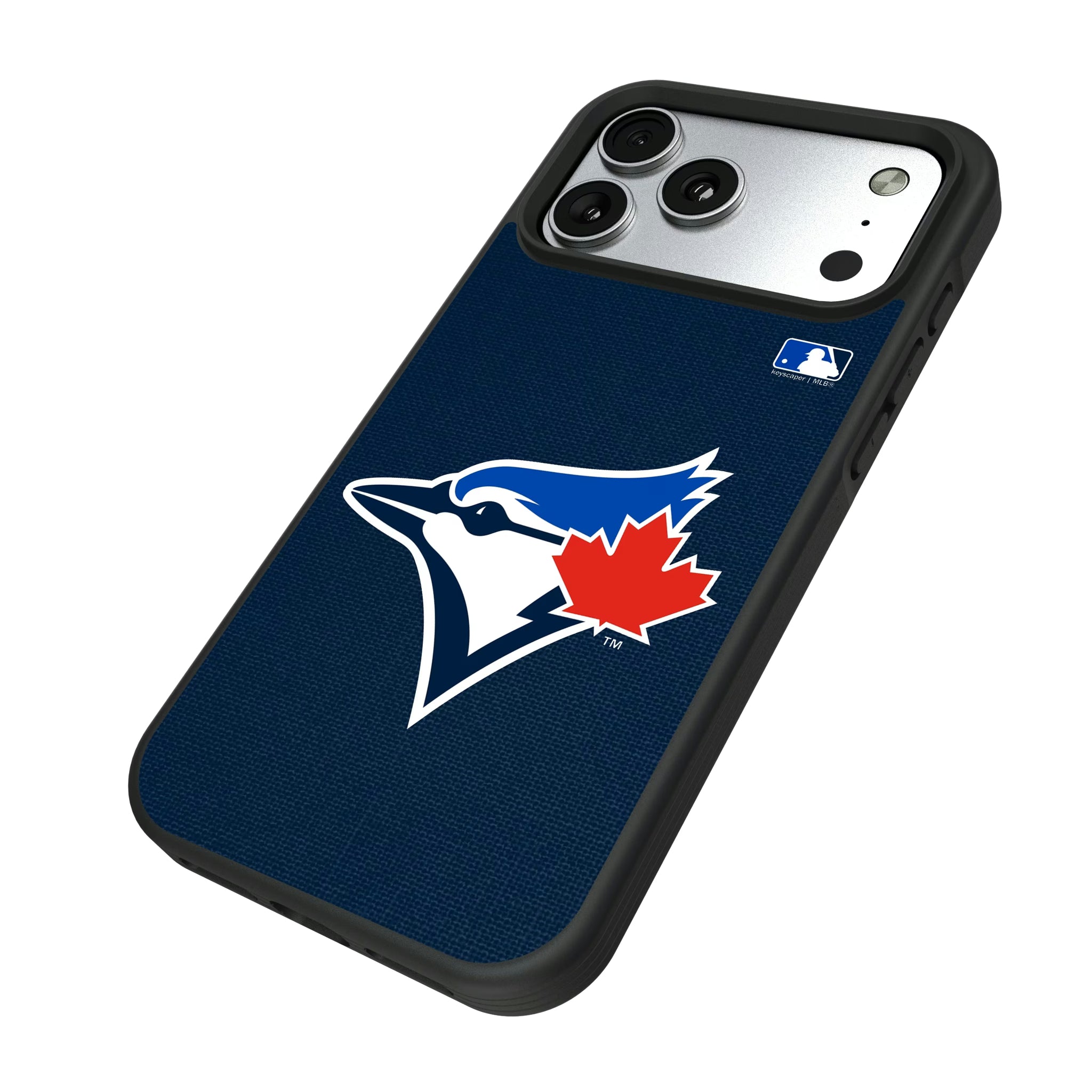Toronto Blue Jays Solid iPhone Bump Phone Case for Apple iPhone - Isometric View#Device_iPhone 17 Pro Max
