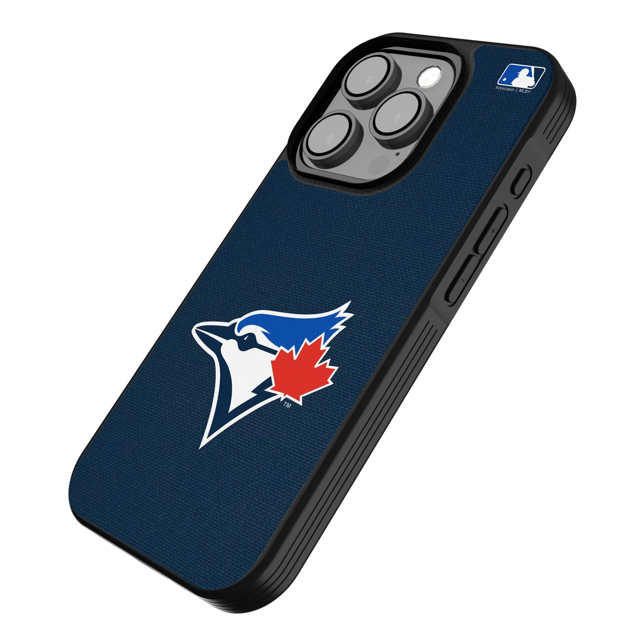 Toronto Blue Jays Solid iPhone Bump Phone Case for Apple iPhone - Isometric View