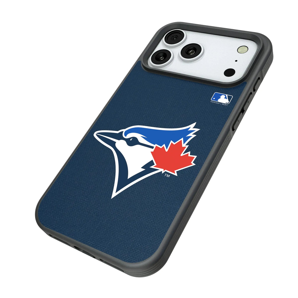 Toronto Blue Jays Solid iPhone Bump Phone Case for Apple iPhone - Isometric View#Device_iPhone 18 Pro Max