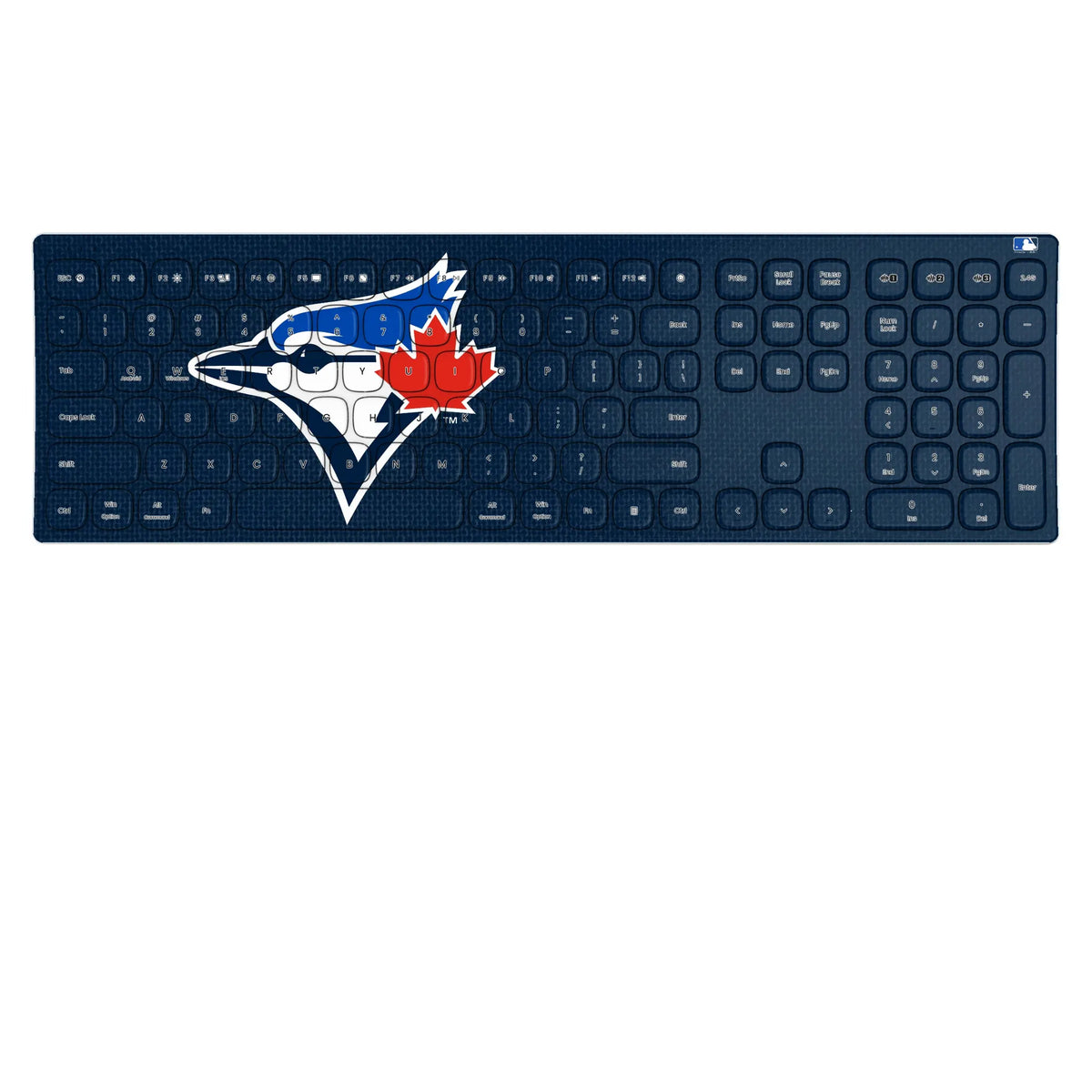 Toronto Blue Jays Solid KKB605 Curved Wireless Keyboard