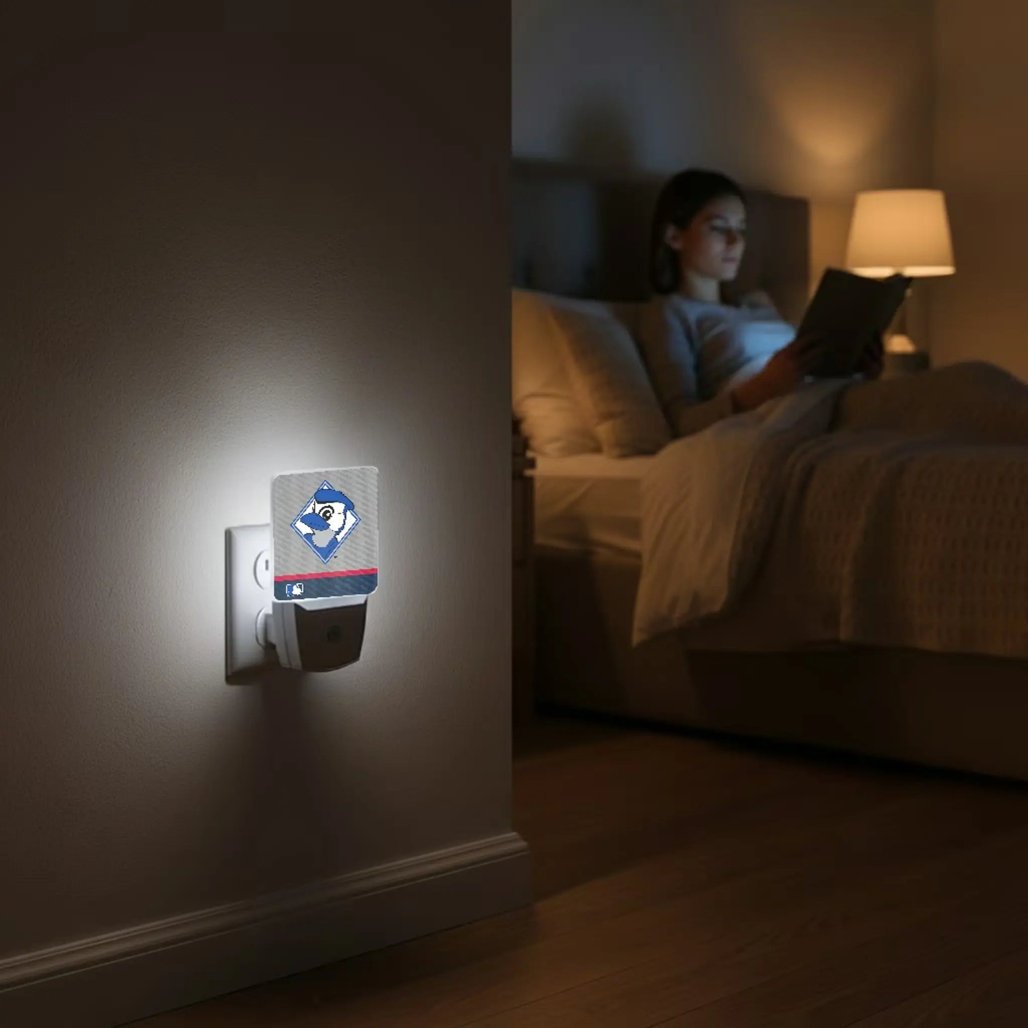 Toronto Blue Jays Stripe Night Light 2-Pack - Lifestyle