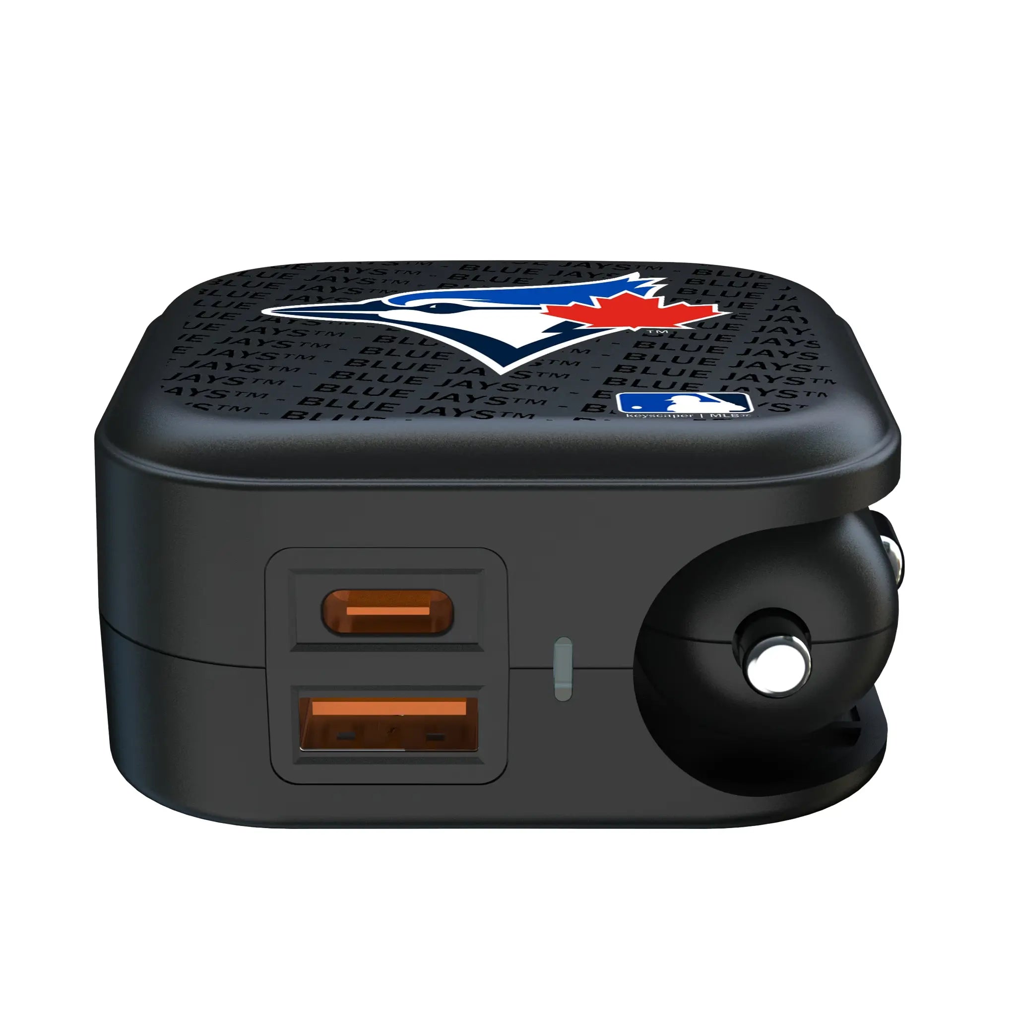 Toronto Blue Jays Text Backdrop 2 in 1 USB A/C Charger