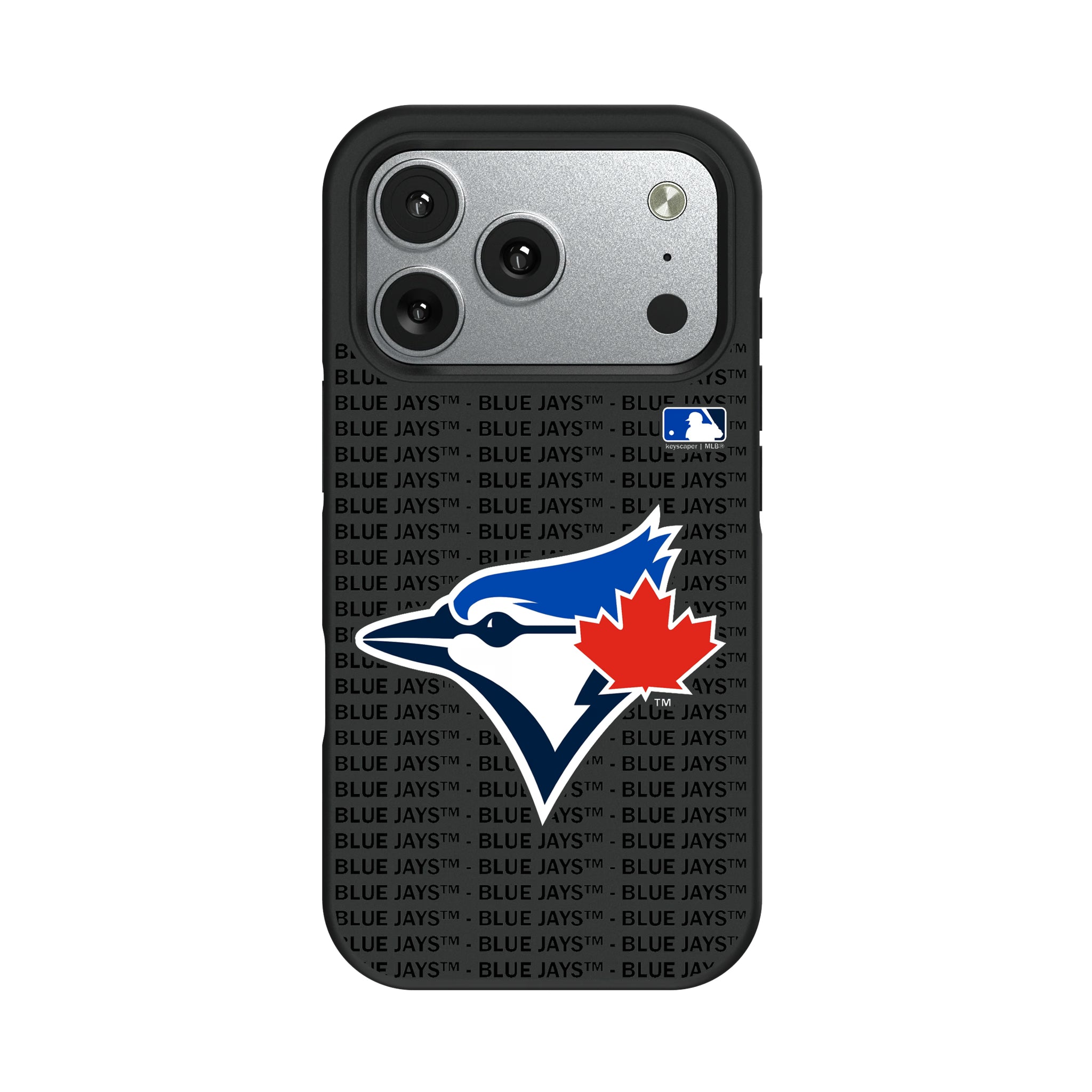 Toronto Blue Jays Text Backdrop iPhone Bump Phone Case for Apple iPhone#Device_iPhone 17 Pro