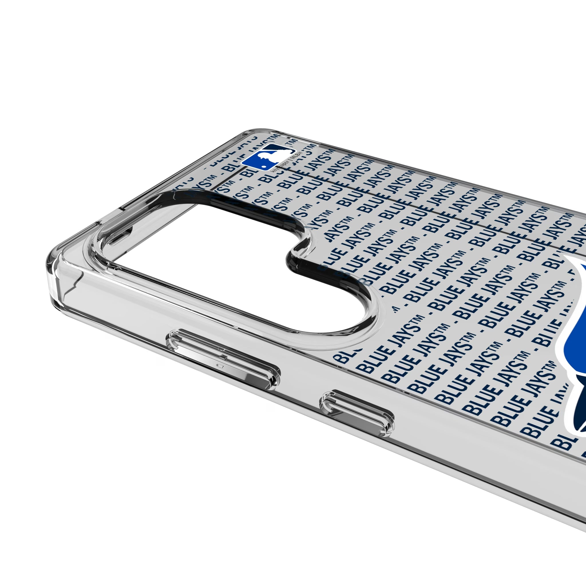 Toronto Blue Jays Text Backdrop Galaxy Clear Phone Case for Samsung Galaxy - Detail