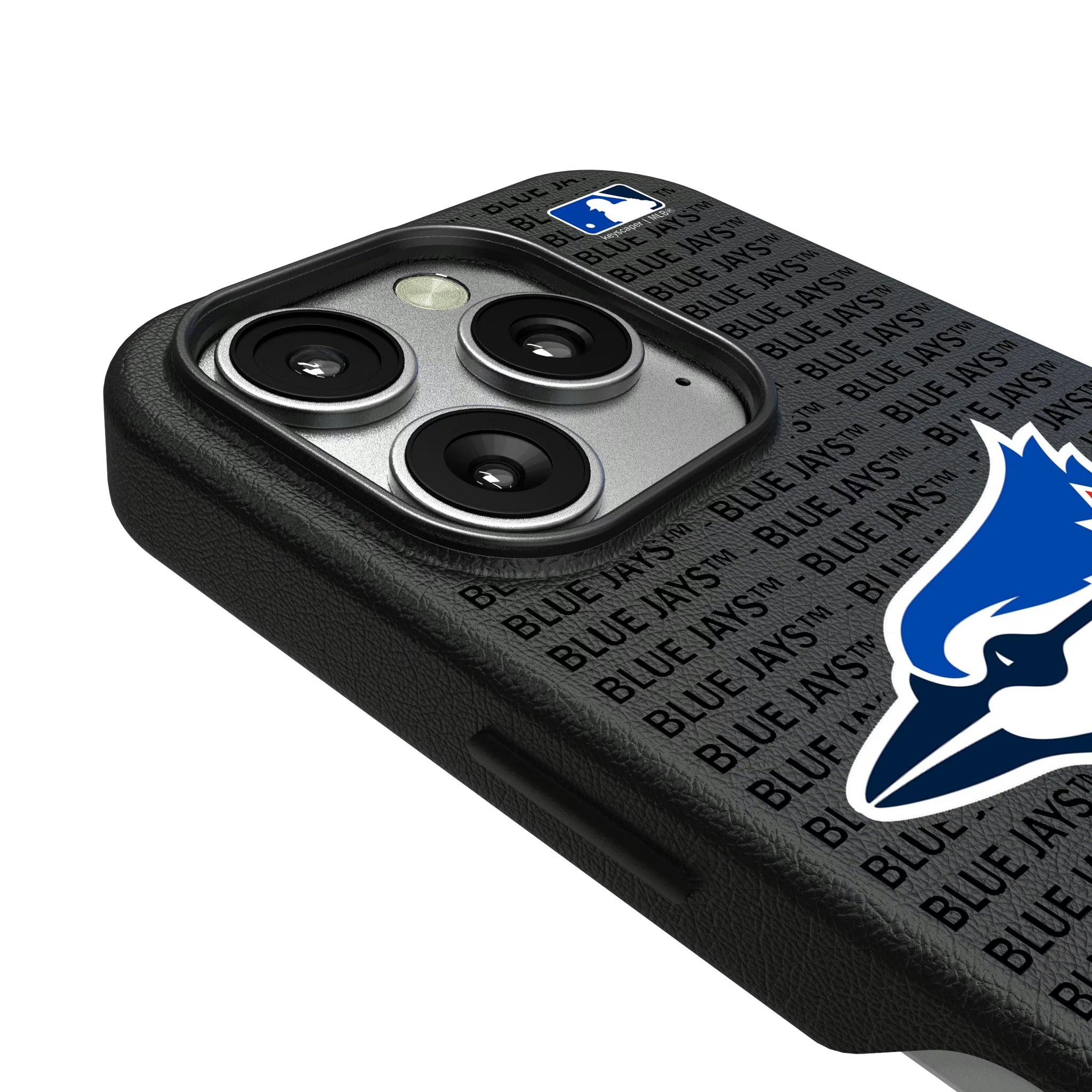 Toronto Blue Jays Text Backdrop iPhone MagSafe Compatible Phone Case for Apple iPhone - Detail