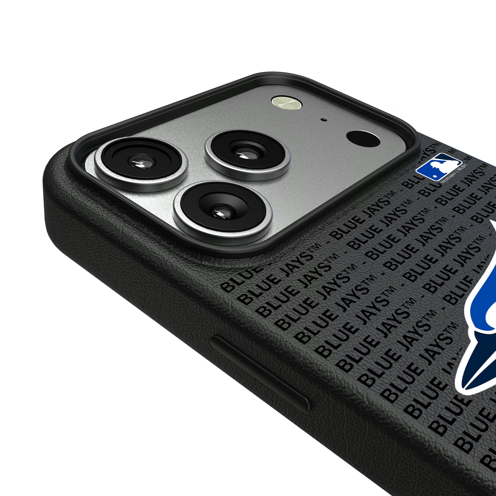 Toronto Blue Jays Text Backdrop iPhone MagSafe Compatible Phone Case for Apple iPhone - Detail#Device_iPhone 17 Pro