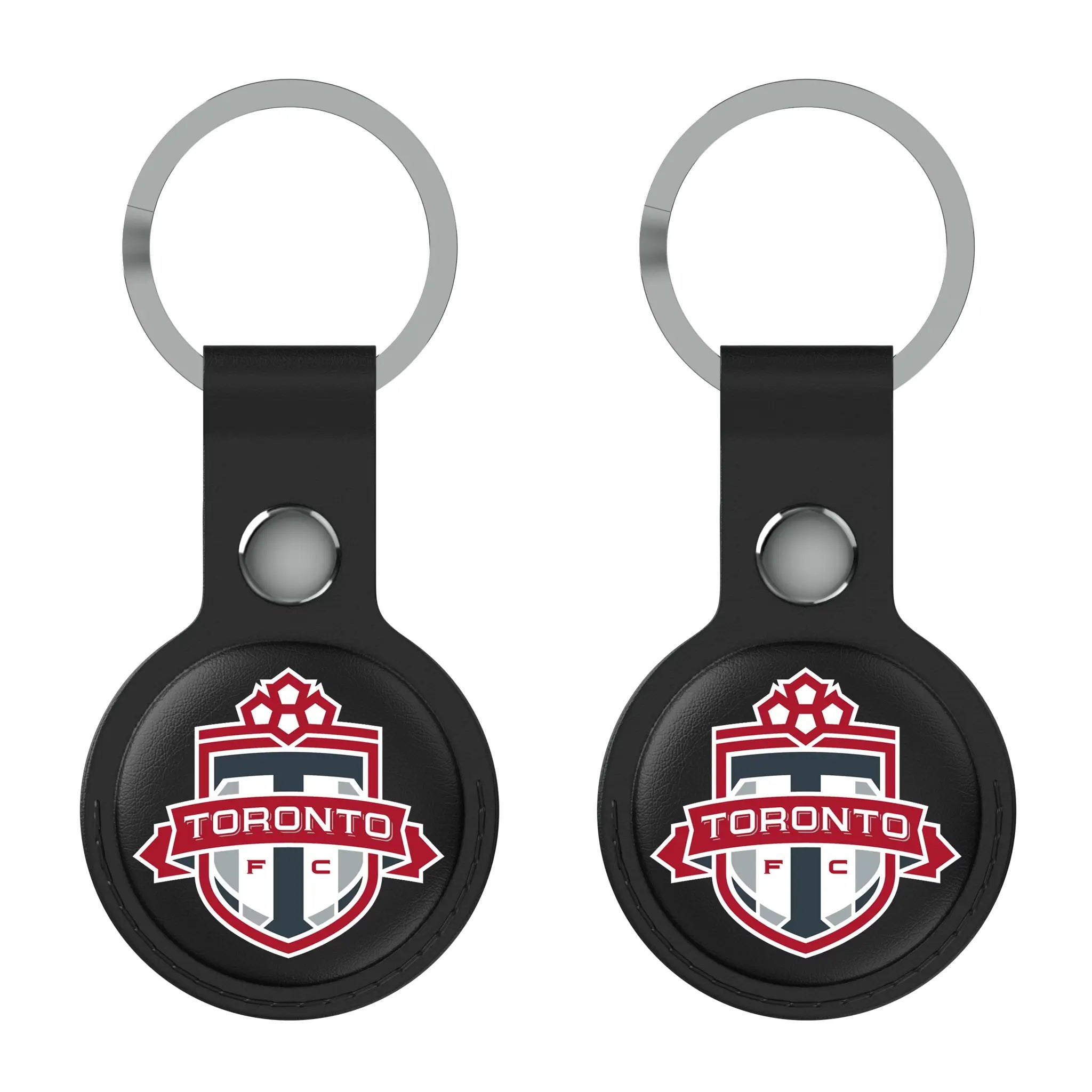 Toronto FC Insignia AirTag Black Airtag Holder 2-Pack