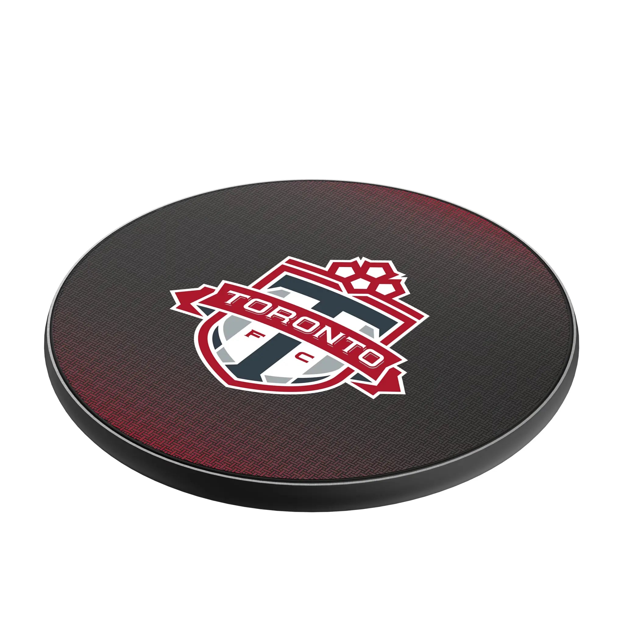 Toronto FC Linen 15-Watt Wireless Charger - Isometric View