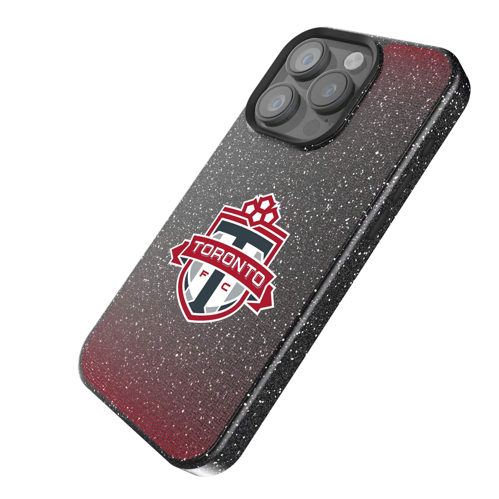 Toronto FC Linen iPhone Bling Phone Case for Apple iPhone - Isometric View