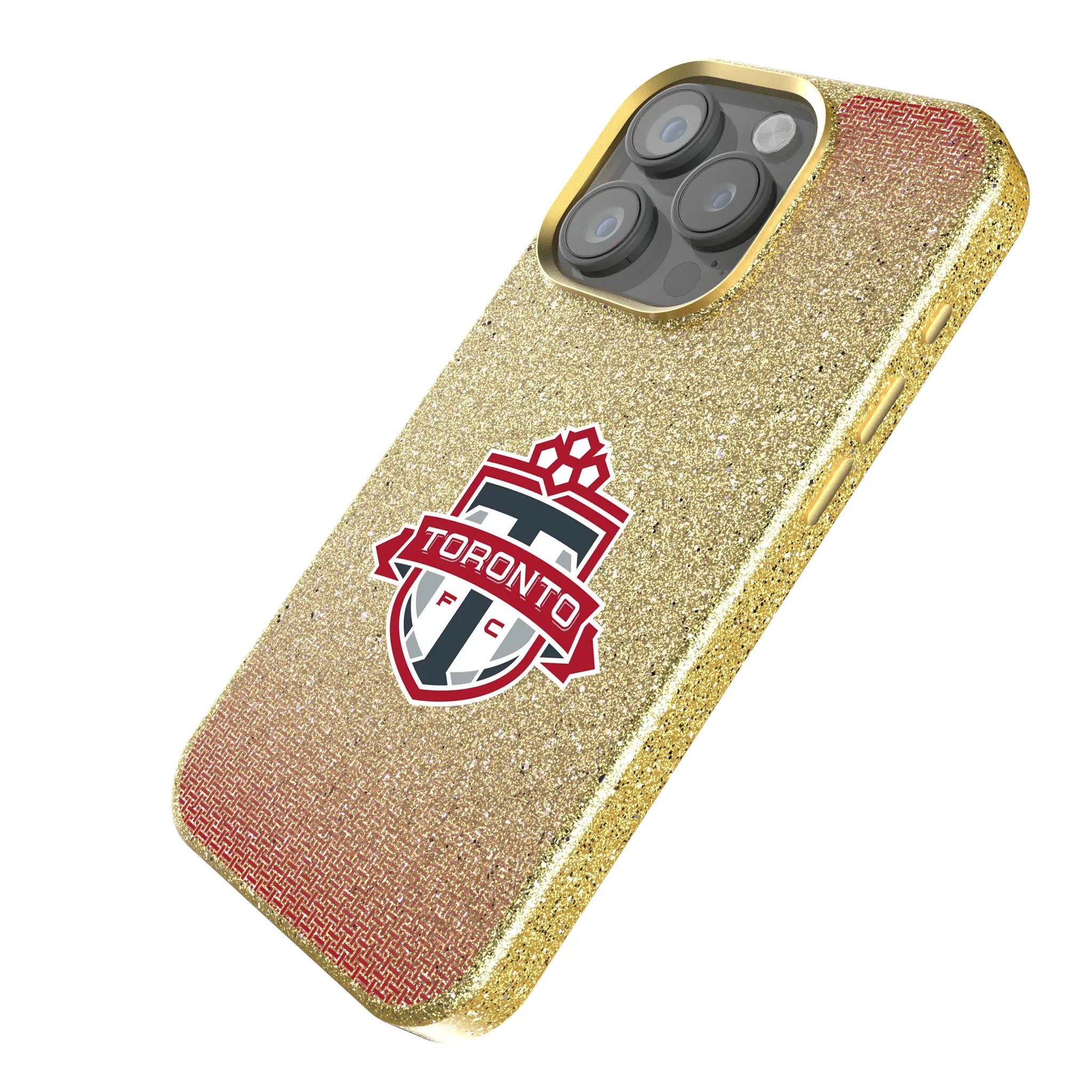 Toronto FC Linen iPhone Bling Phone Case for Apple iPhone - Isometric View