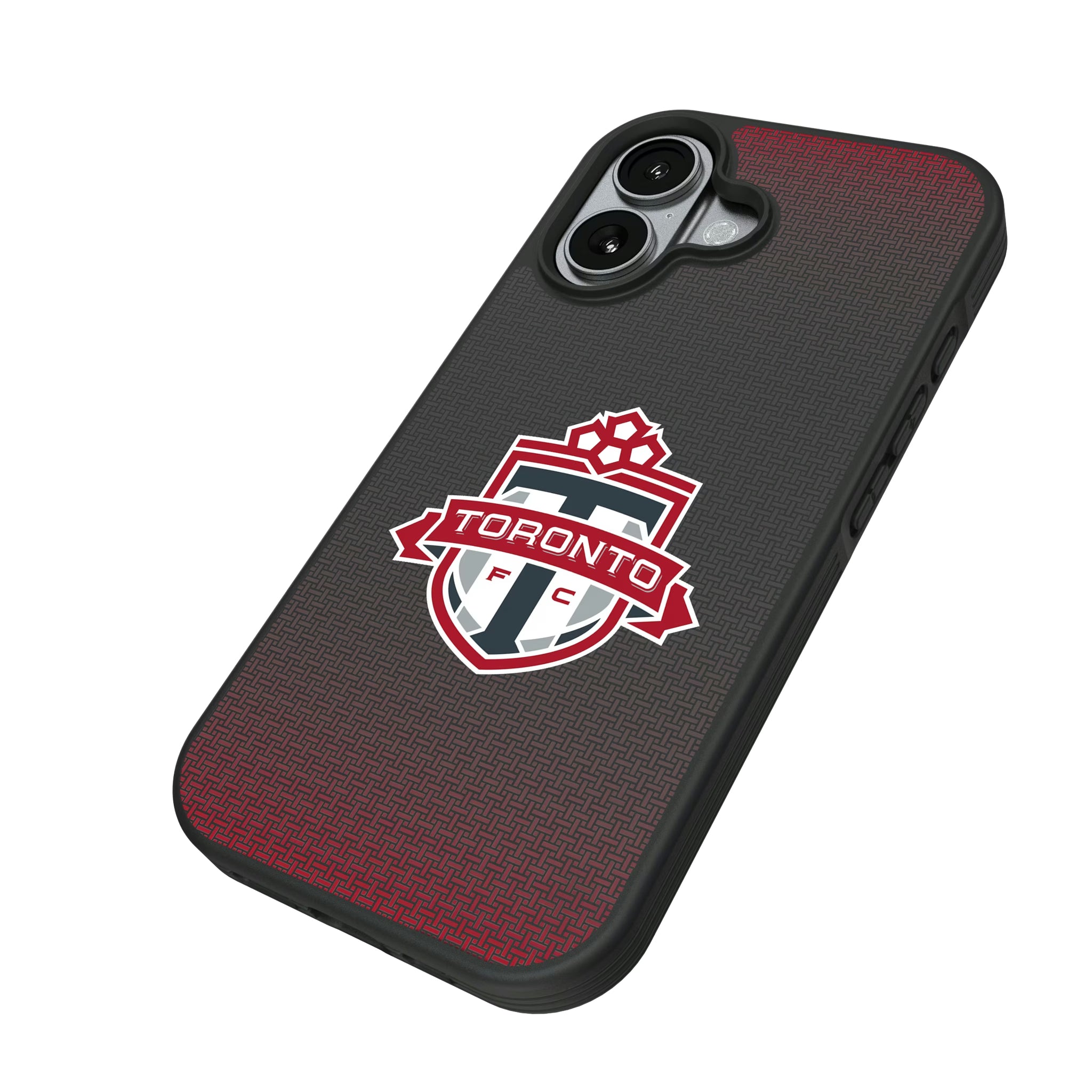 Toronto FC Linen iPhone Bump Phone Case for Apple iPhone - Isometric View#Device_iPhone 17