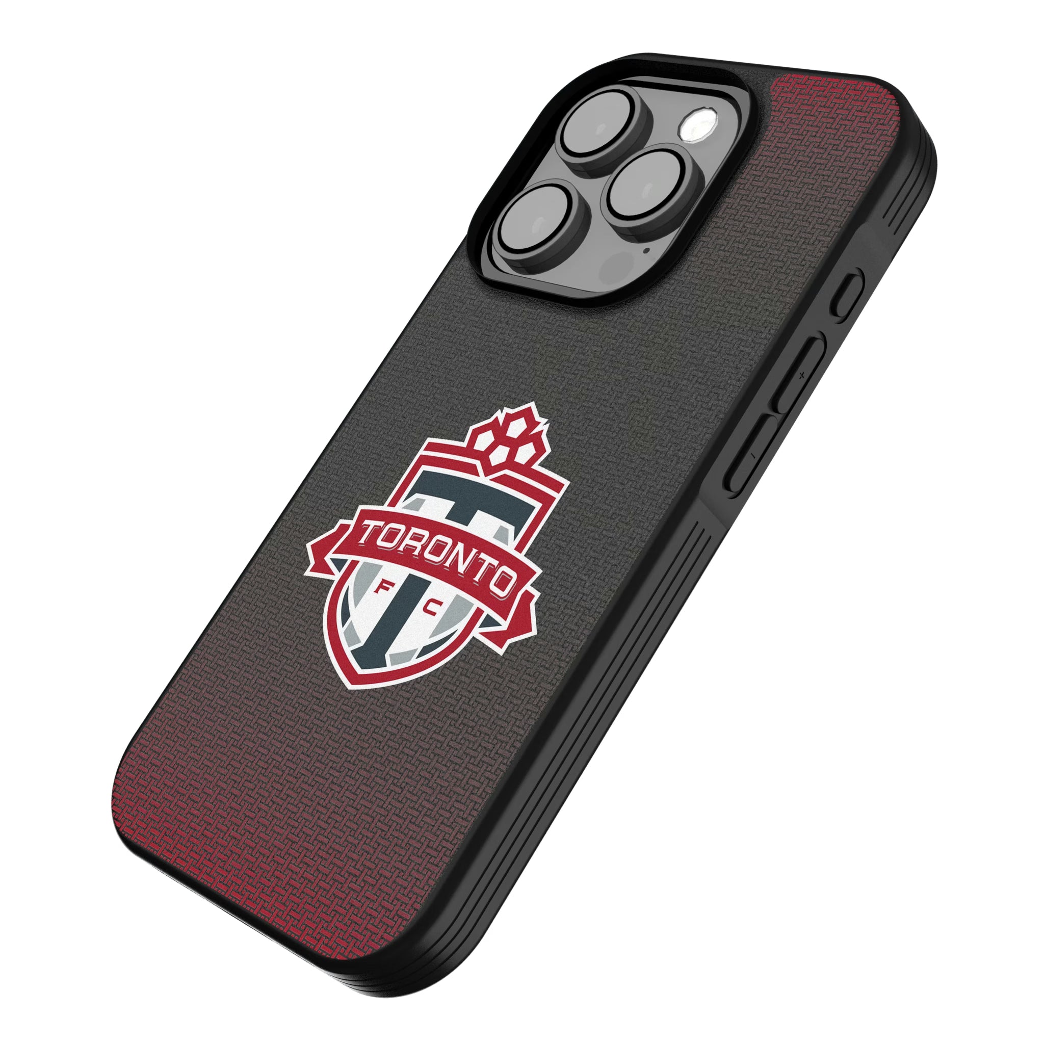 Toronto FC Linen iPhone Bump Phone Case for Apple iPhone - Isometric View