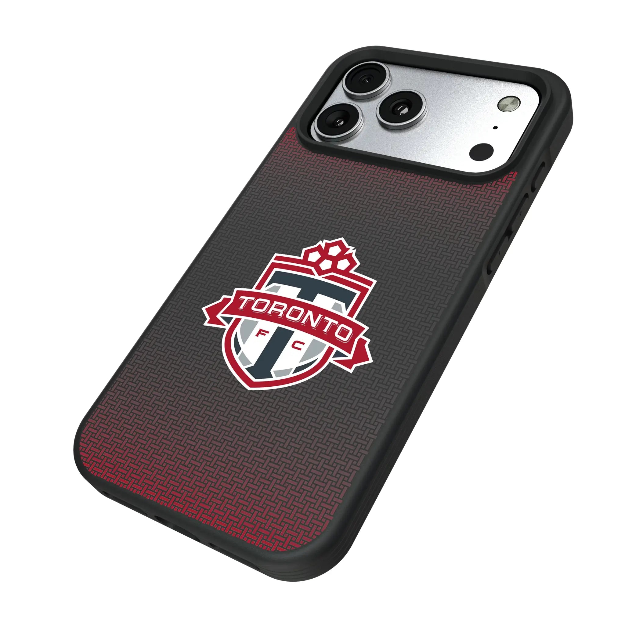 Toronto FC Linen iPhone Bump Phone Case for Apple iPhone - Isometric View#Device_iPhone 17 Pro Max