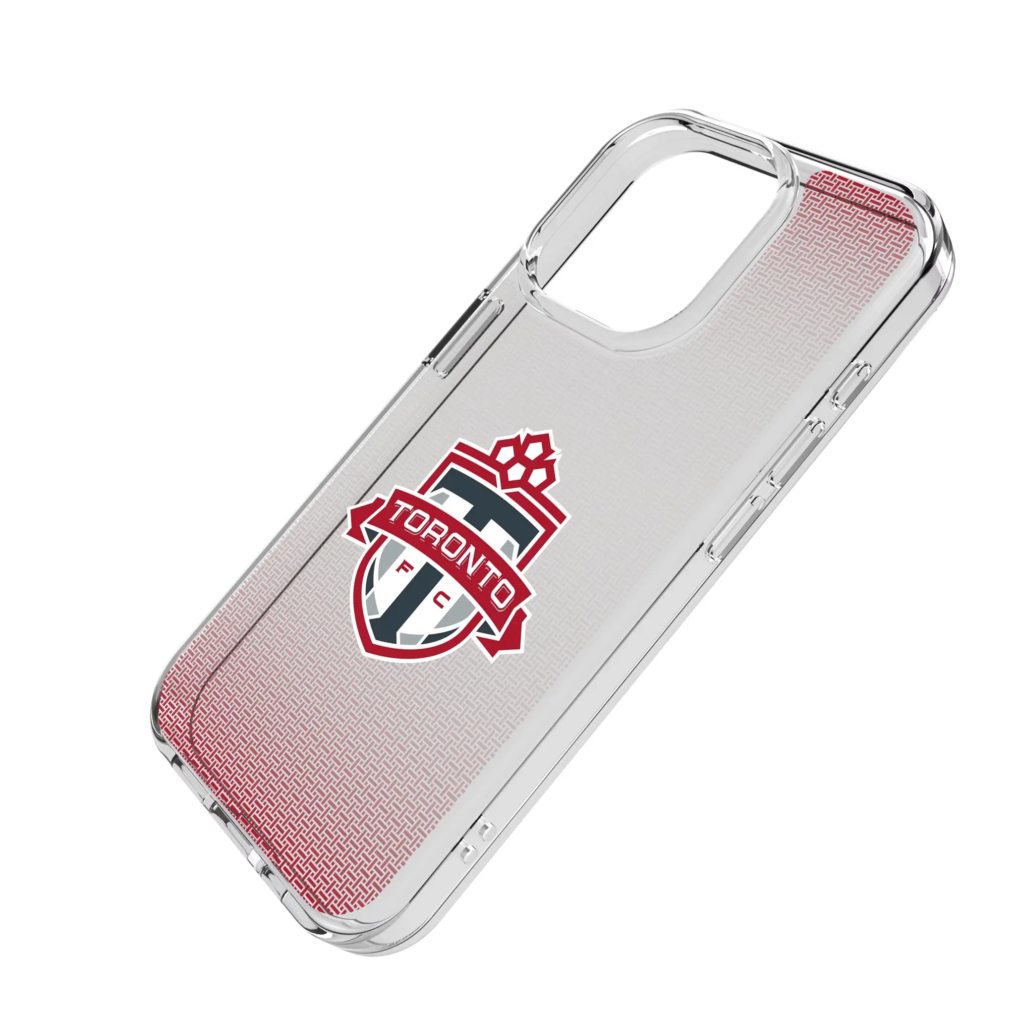Toronto FC Linen iPhone Clear Phone Case for Apple iPhone - Isometric View