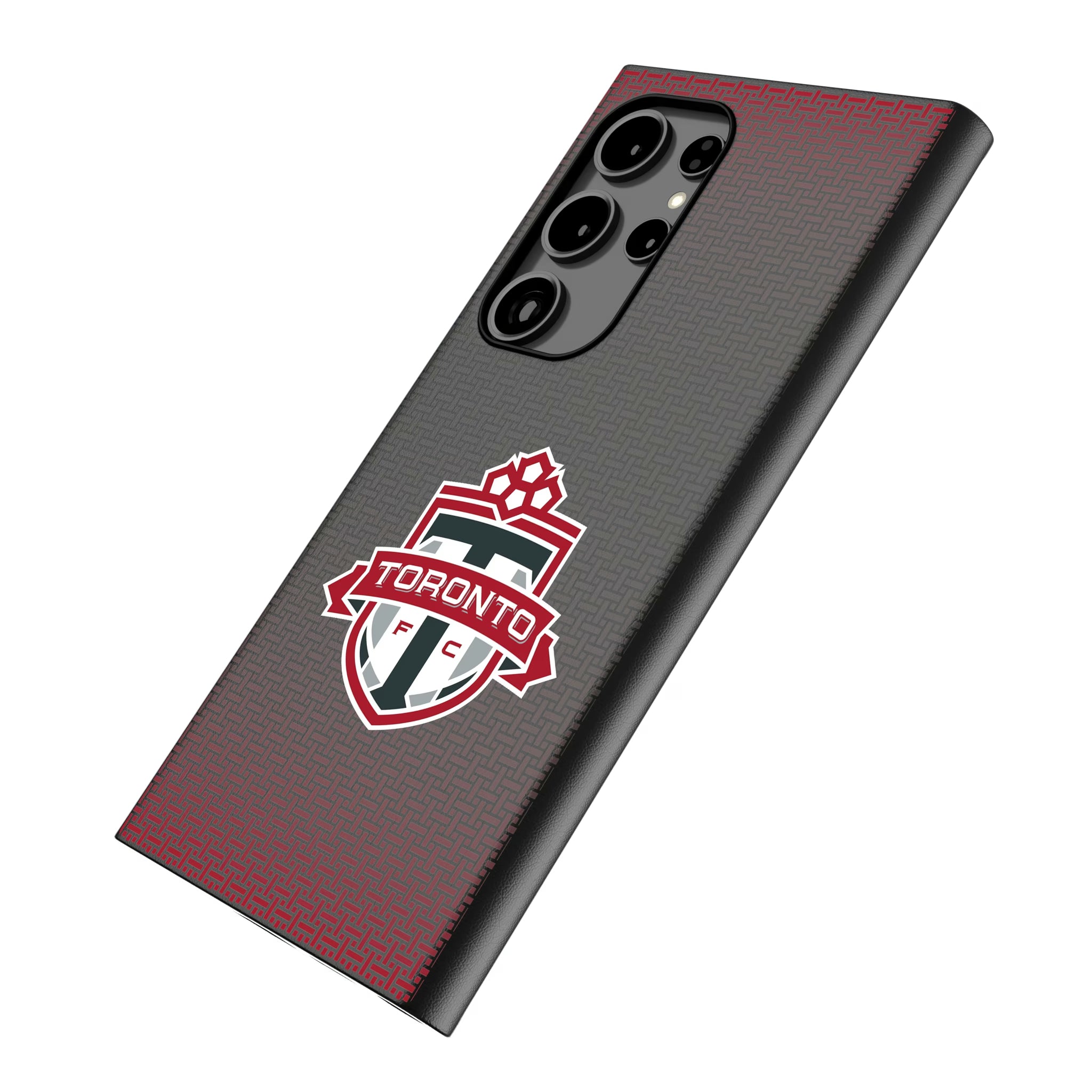 Toronto FC Linen Galaxy MagSafe Compatible Phone Case for Samsung Galaxy - Isometric View