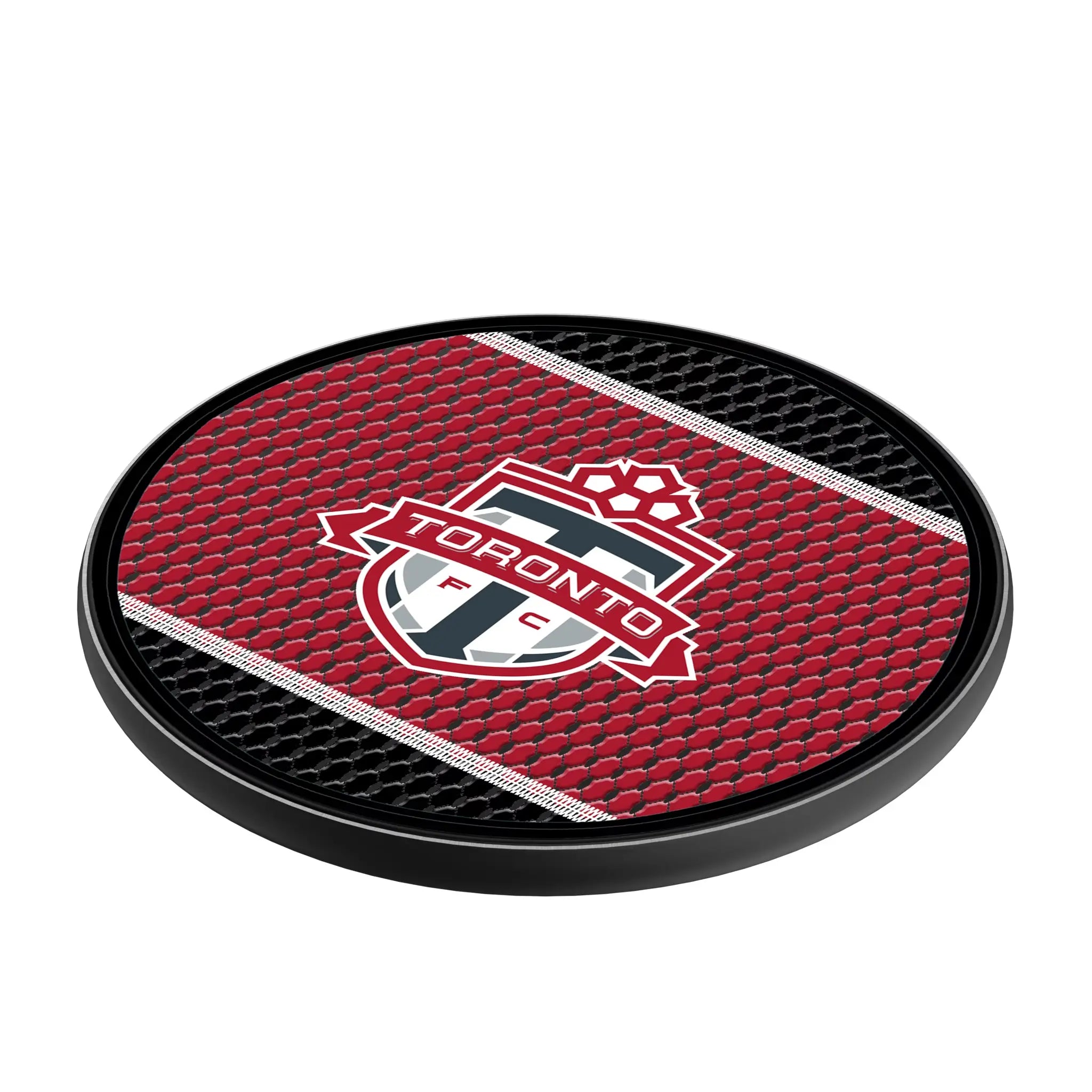Toronto FC Mesh 15-Watt Wireless Charger - Isometric View