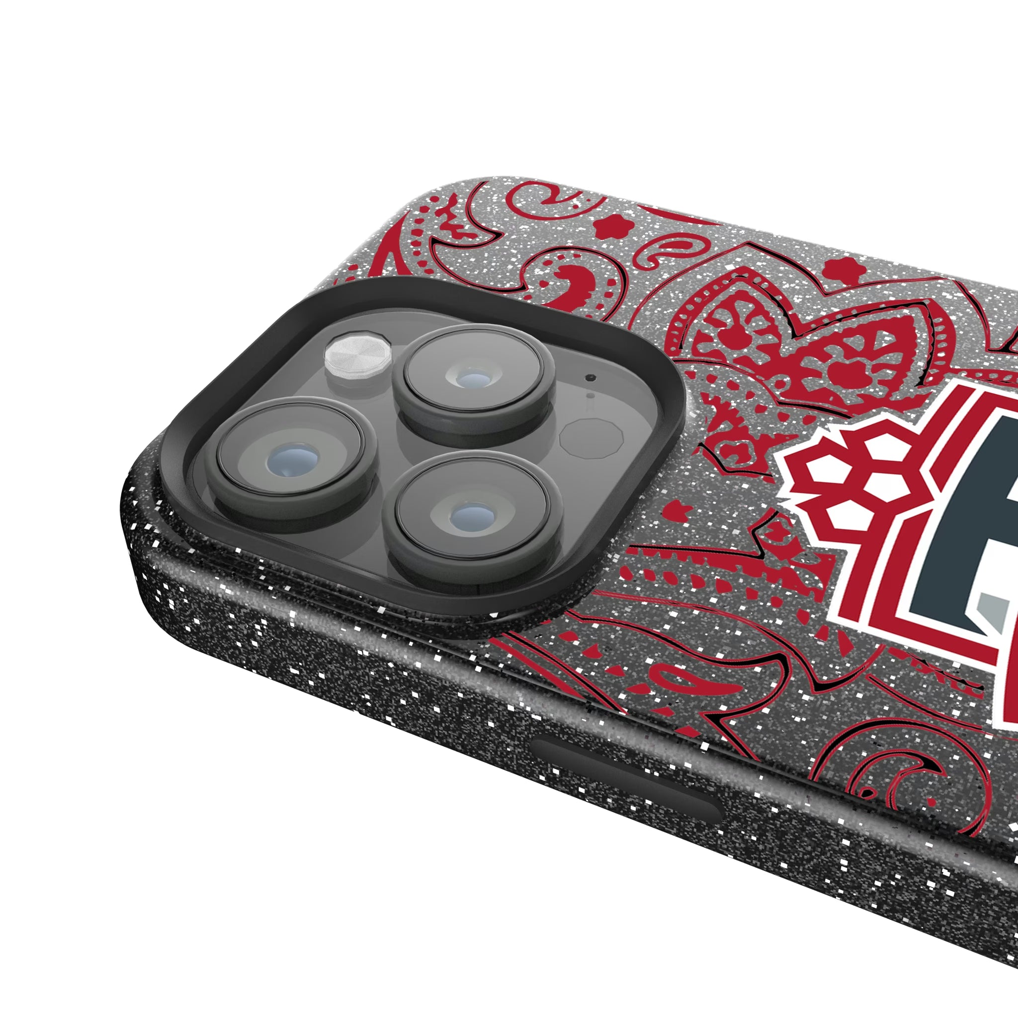 Toronto FC Paisley iPhone Bling Phone Case for Apple iPhone - Detail