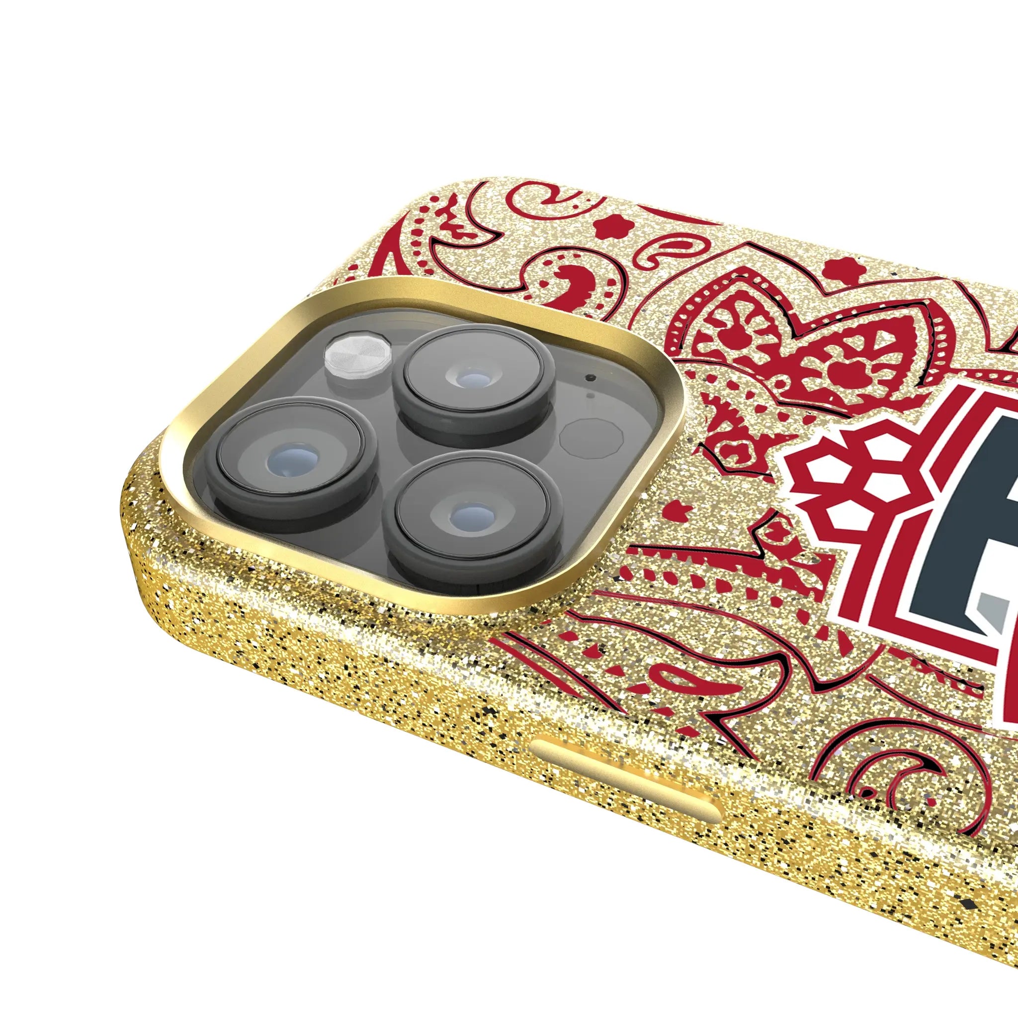 Toronto FC Paisley iPhone Bling Phone Case for Apple iPhone - Detail