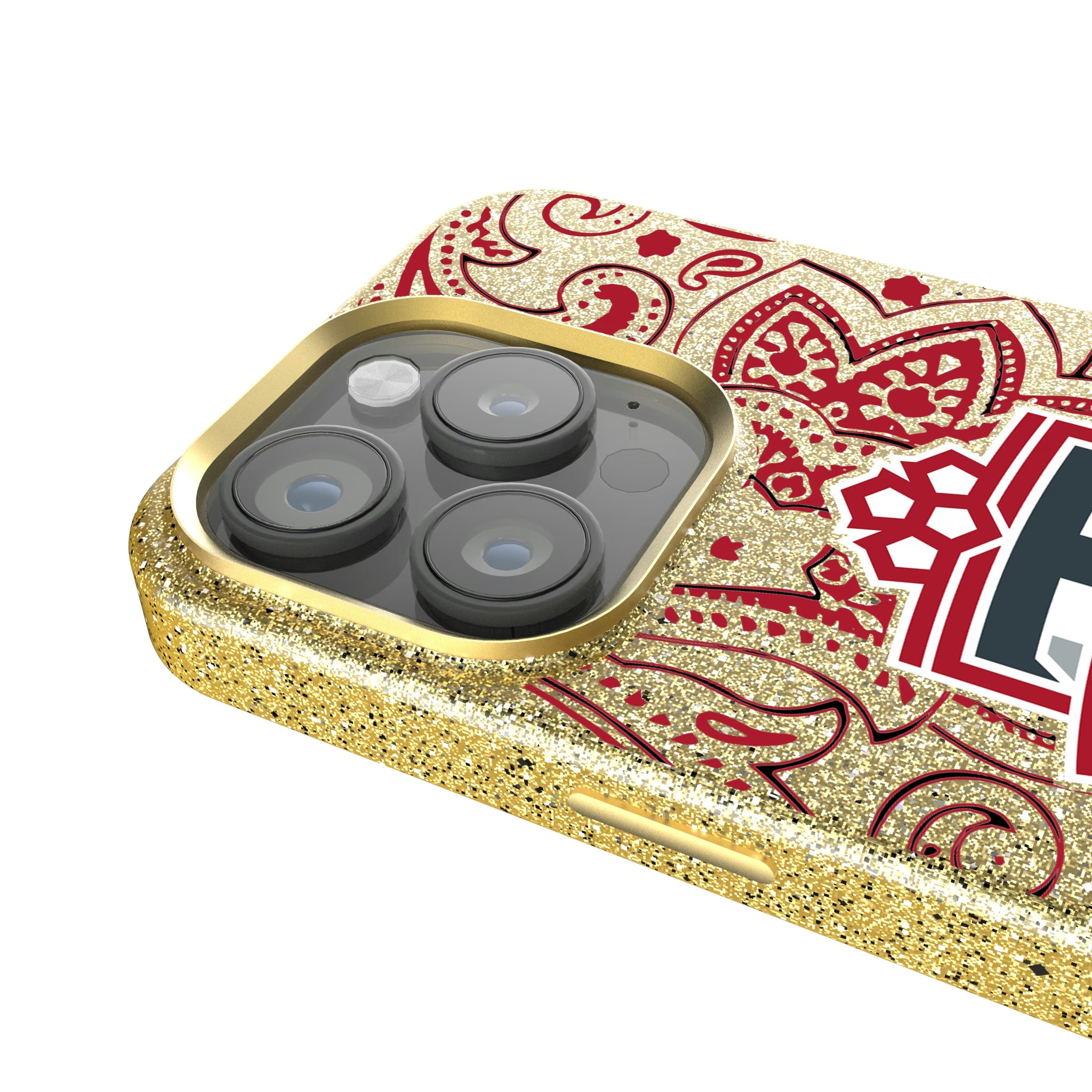 Toronto FC Paisley iPhone Bling Phone Case for Apple iPhone - Detail