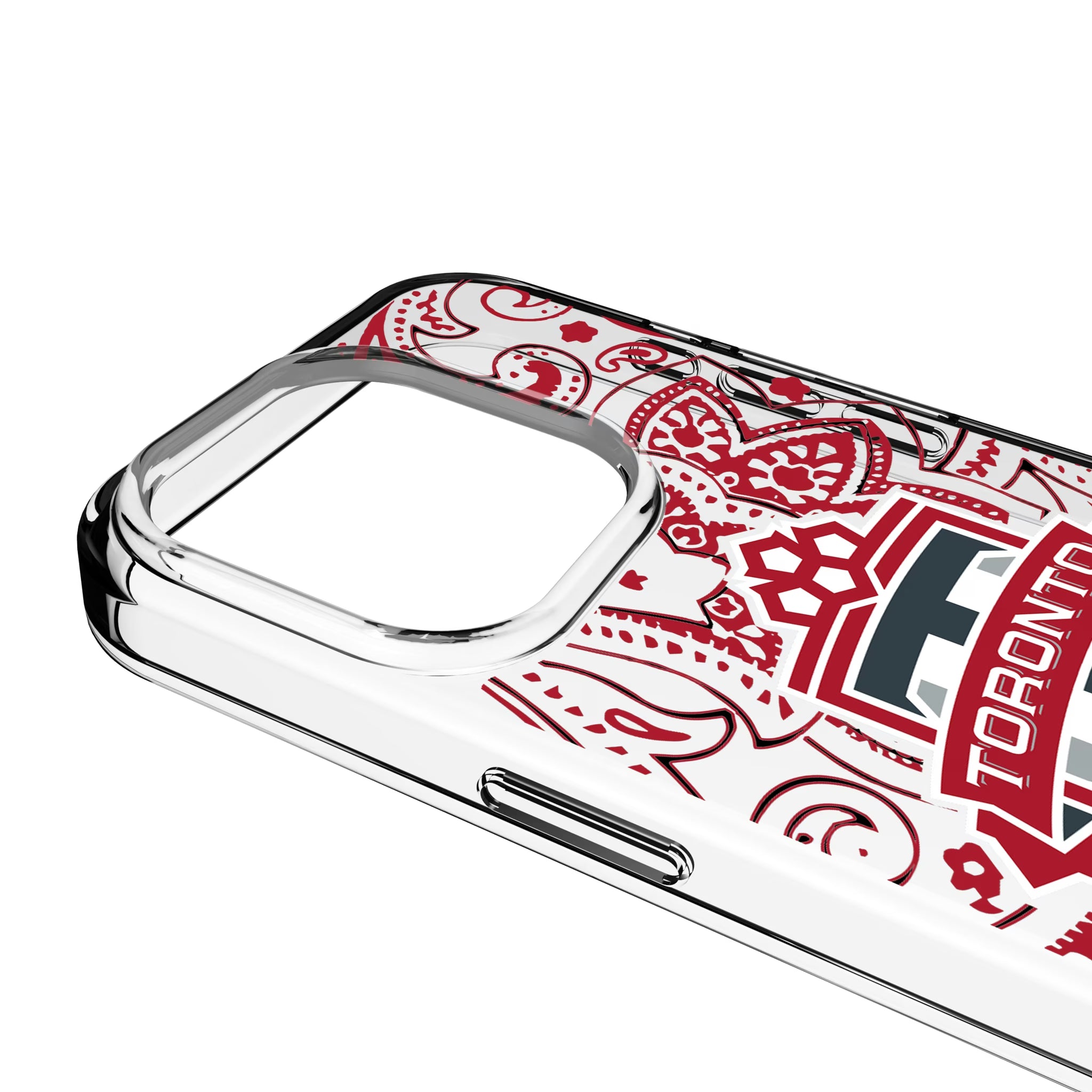 Toronto FC Paisley iPhone Clear Phone Case for Apple iPhone - Detail