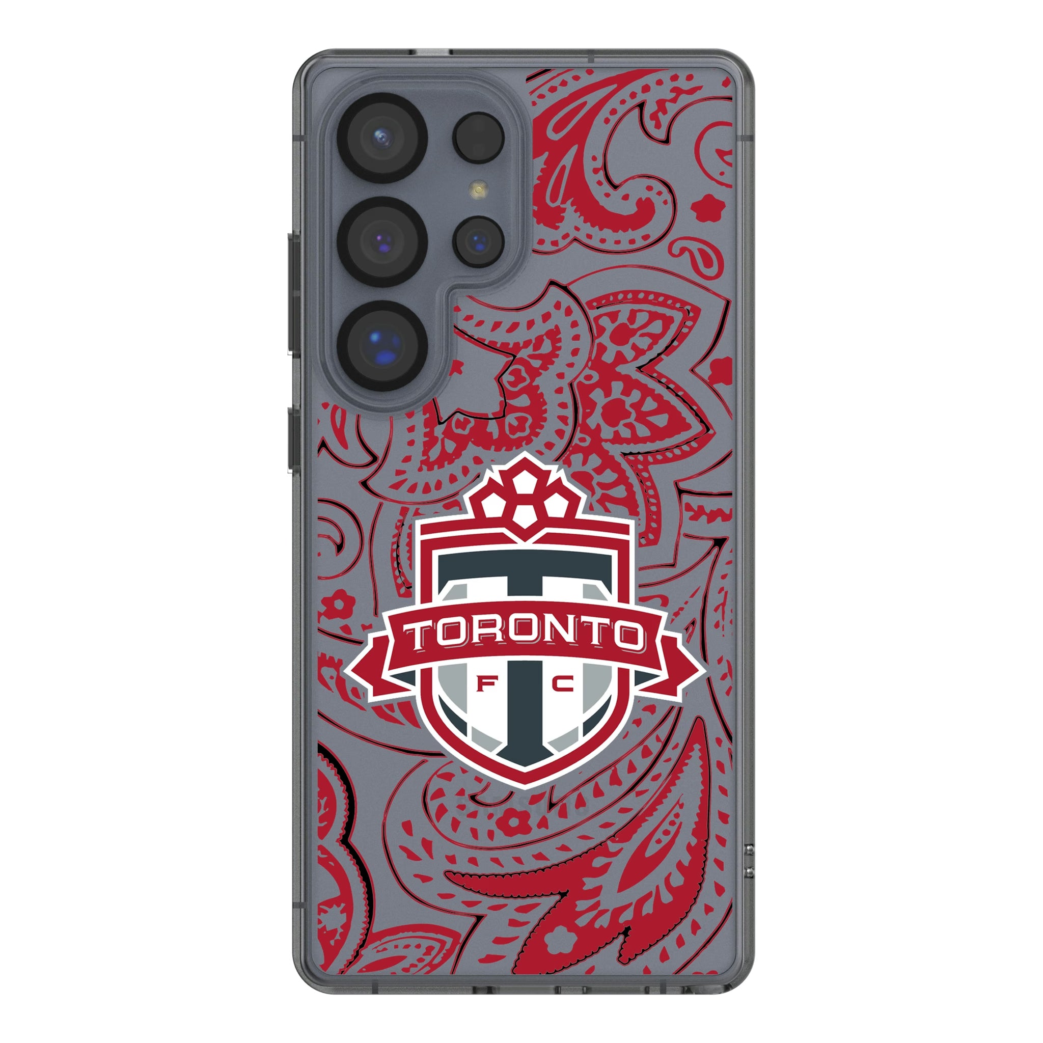 Toronto FC Paisley Galaxy Clear Phone Case for Samsung Galaxy