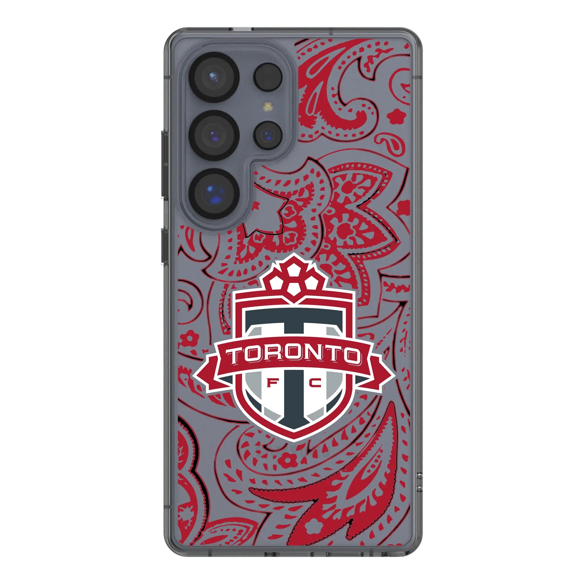 Toronto FC Paisley Galaxy Clear Phone Case for Samsung Galaxy#Device_Galaxy S25 Ultra