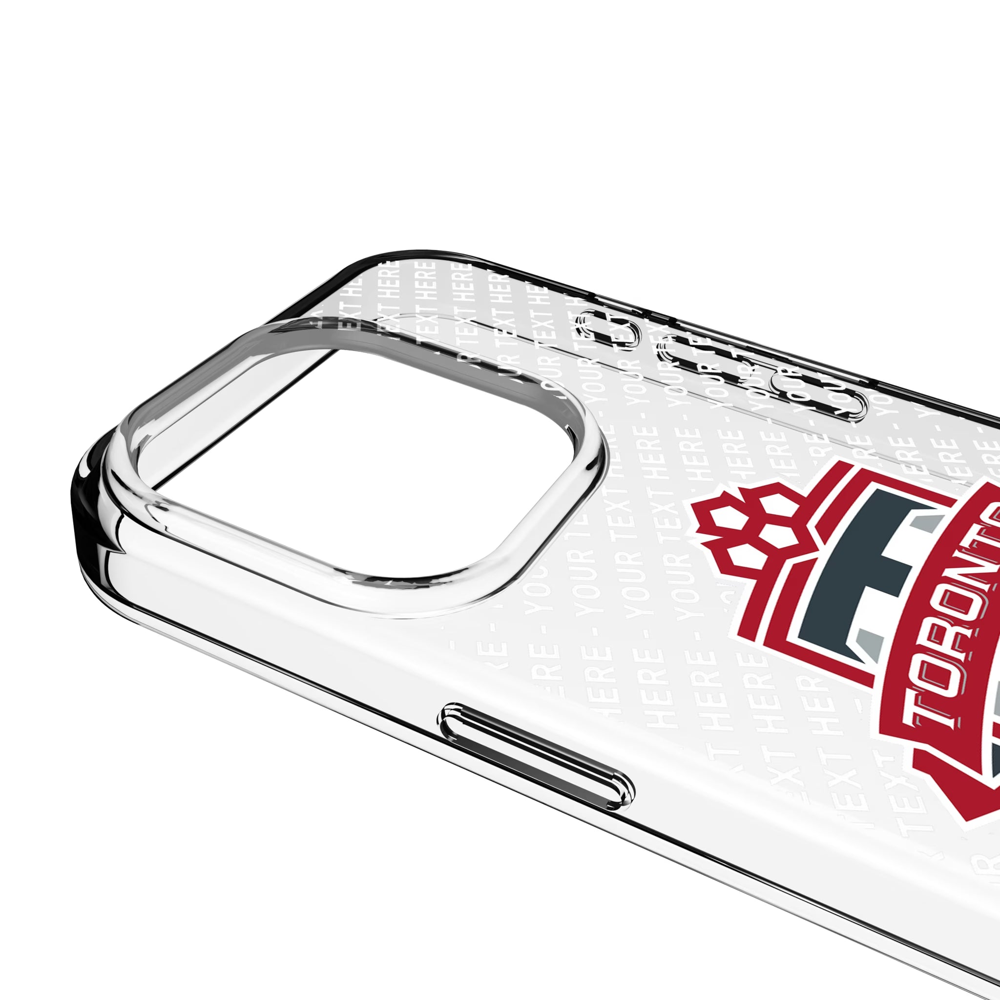 Toronto FC Personalized EndZone Plus iPhone Clear Phone Case for Apple iPhone - Detail