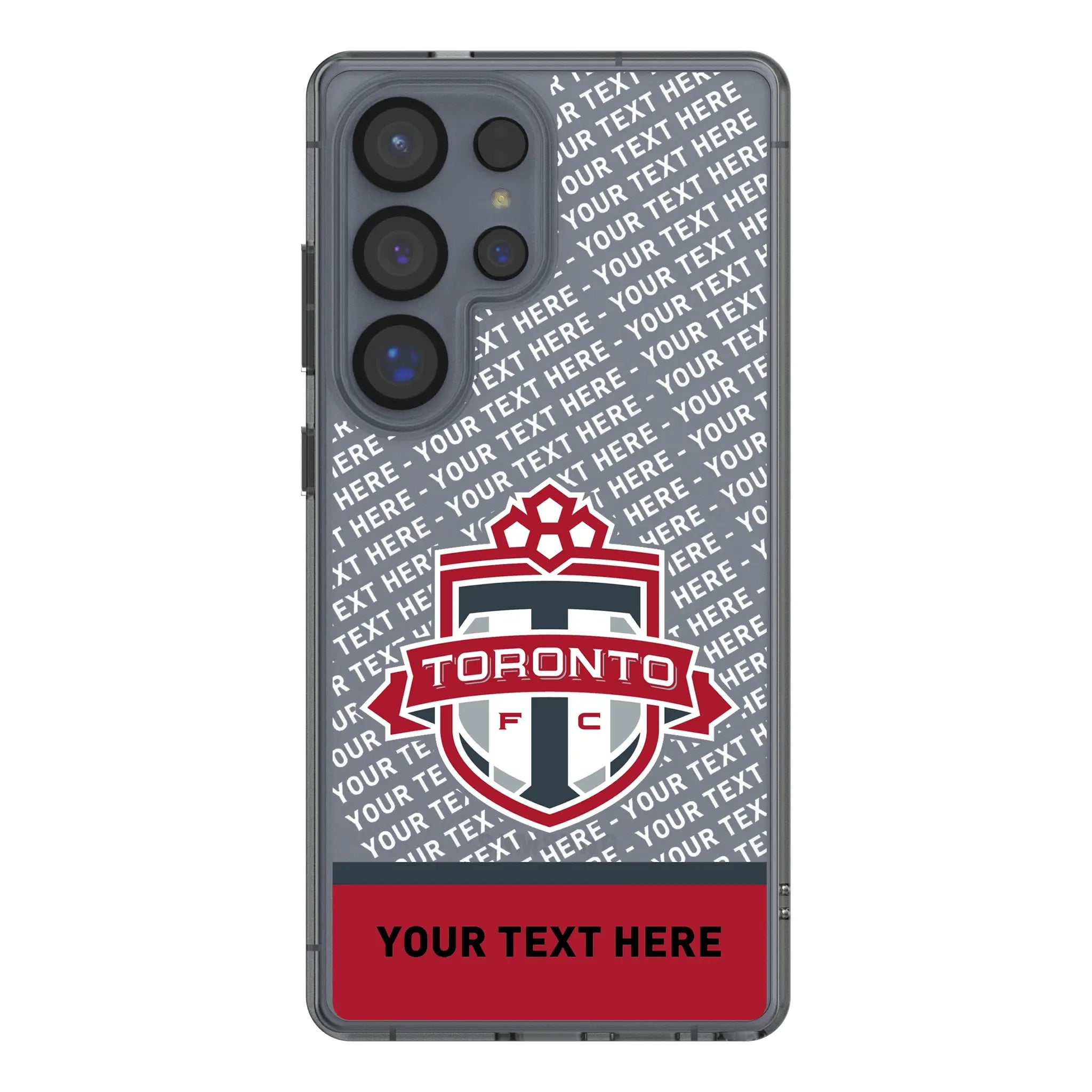 Toronto FC Personalized EndZone Plus Galaxy Clear Phone Case for Samsung Galaxy