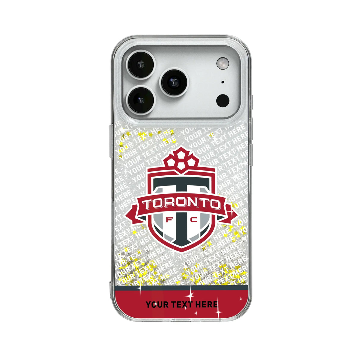 Toronto FC Personalized EndZone Plus Glitter Phone Case for Apple iPhone