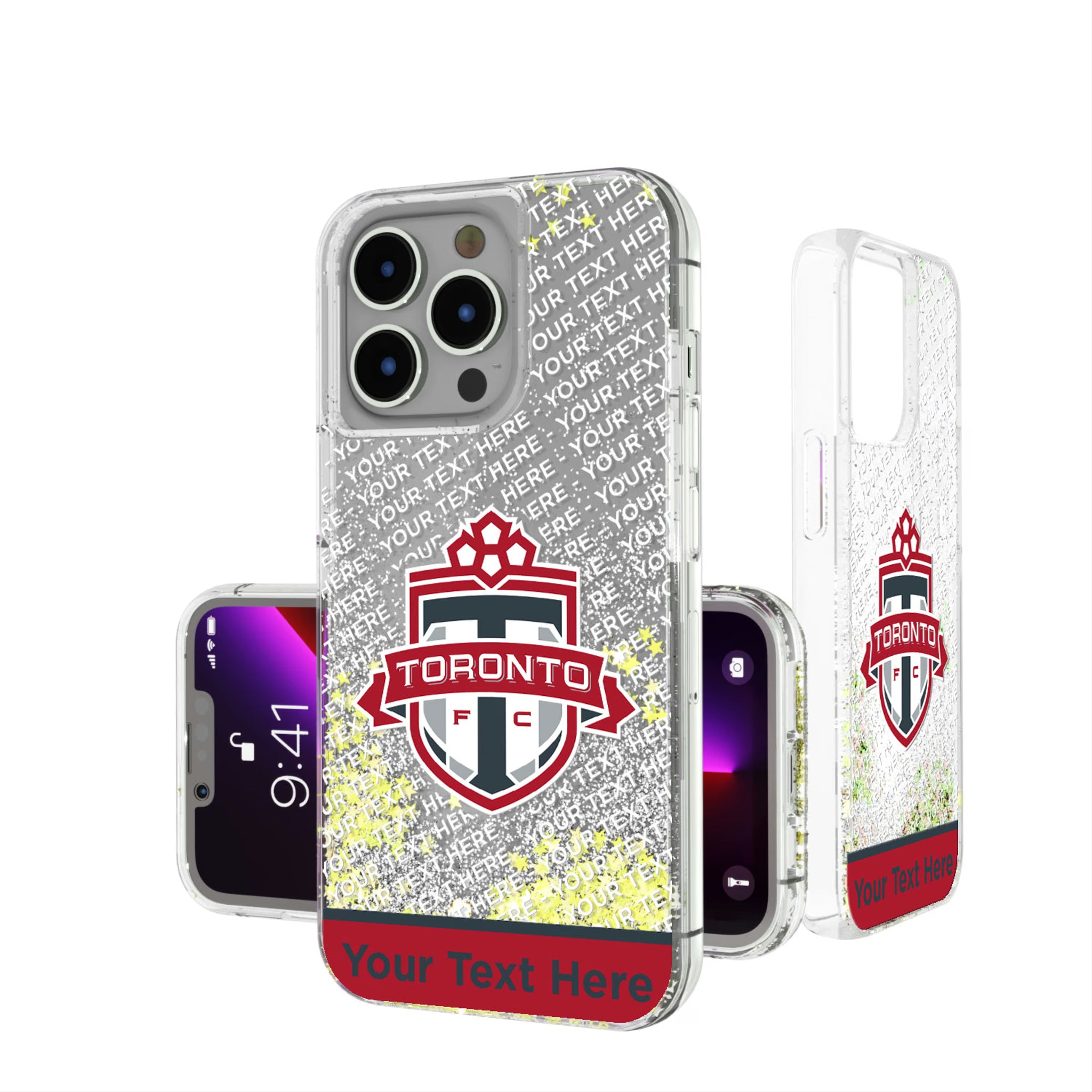 Toronto FC Personalized EndZone Plus iPhone Glitter Phone Case for Apple iPhone