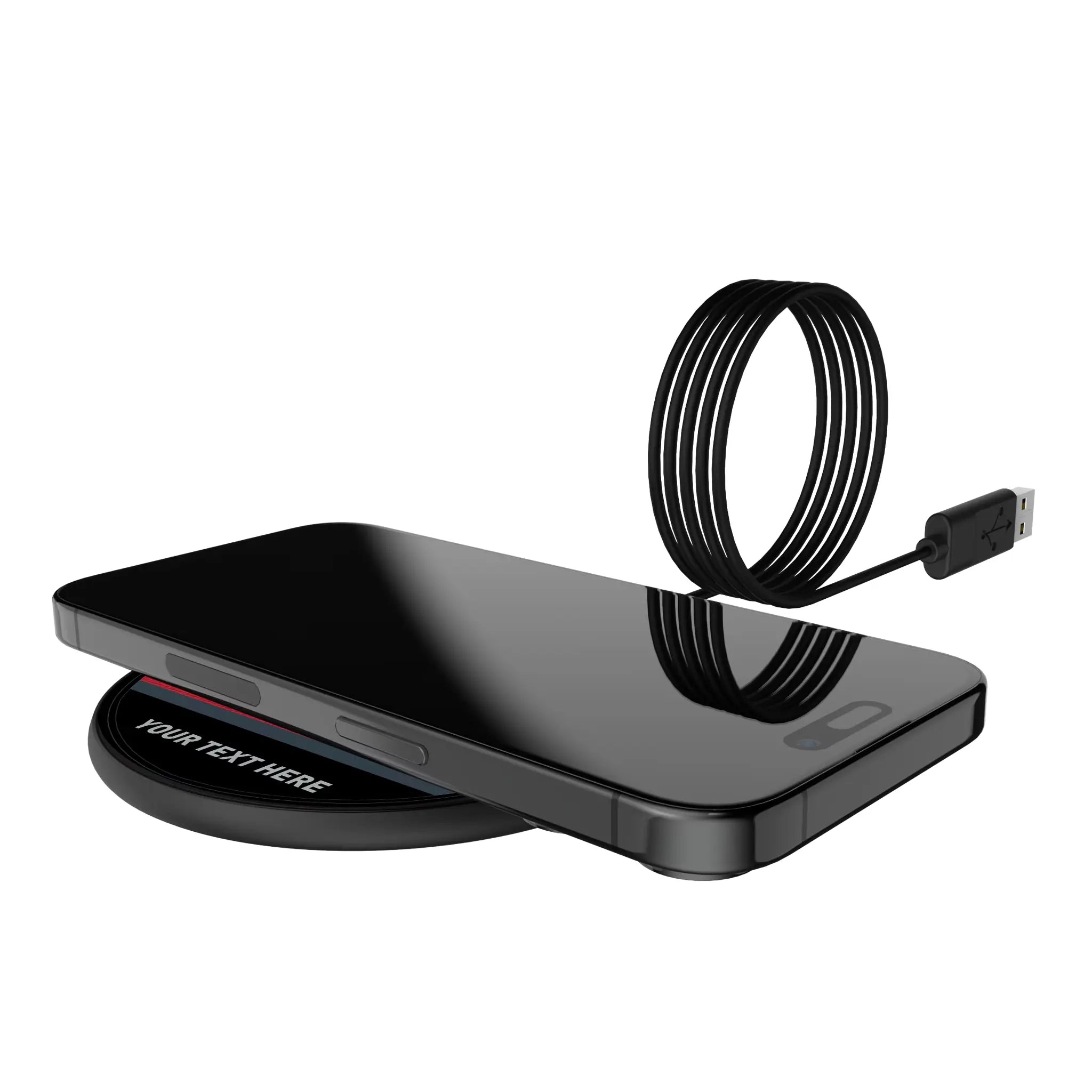 Toronto FC Personalized Endzone Solid 15-Watt Wireless Charger - Lifestyle