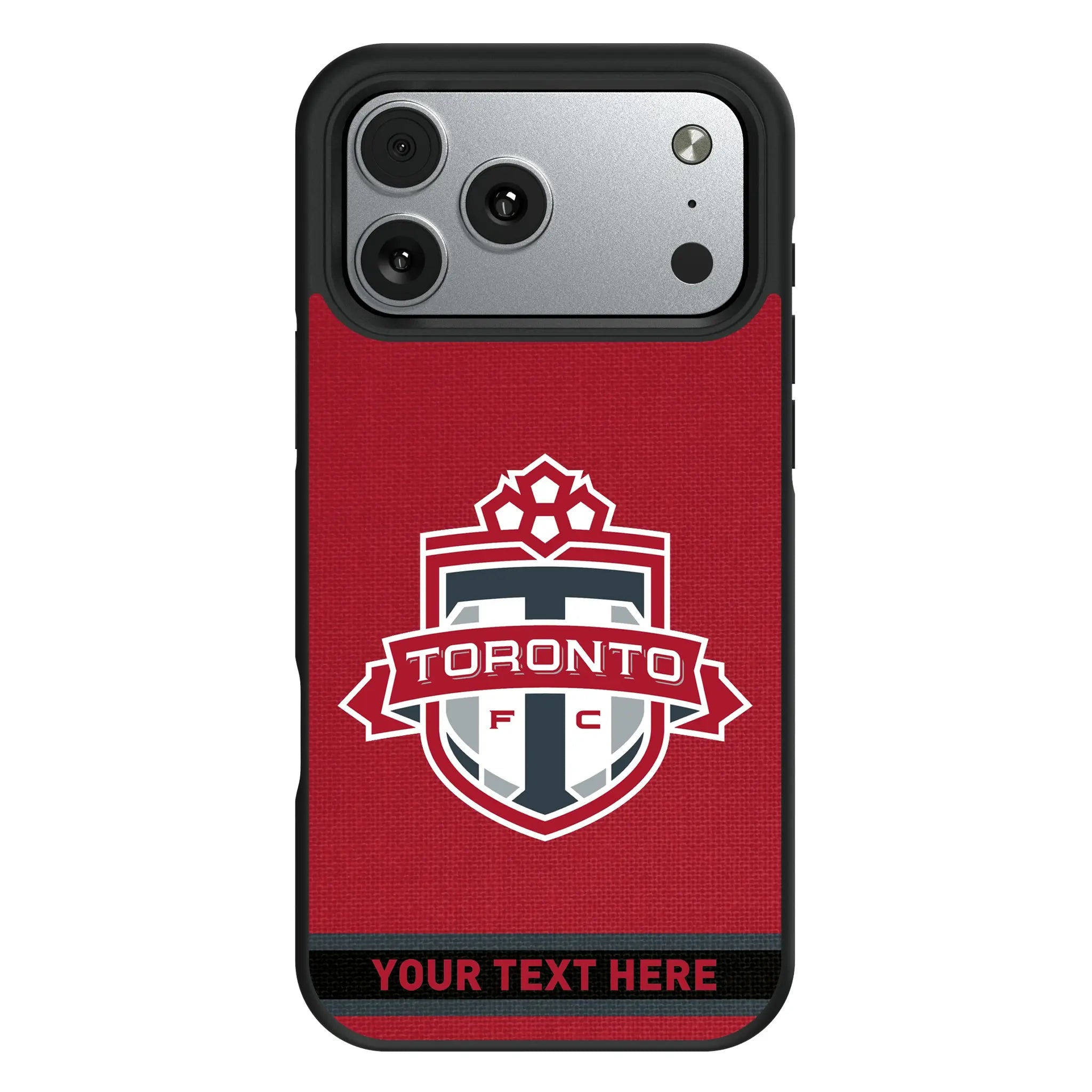 Toronto FC Personalized Stripe iPhone Bump Phone Case for Apple iPhone#Device_iPhone 17 Pro Max