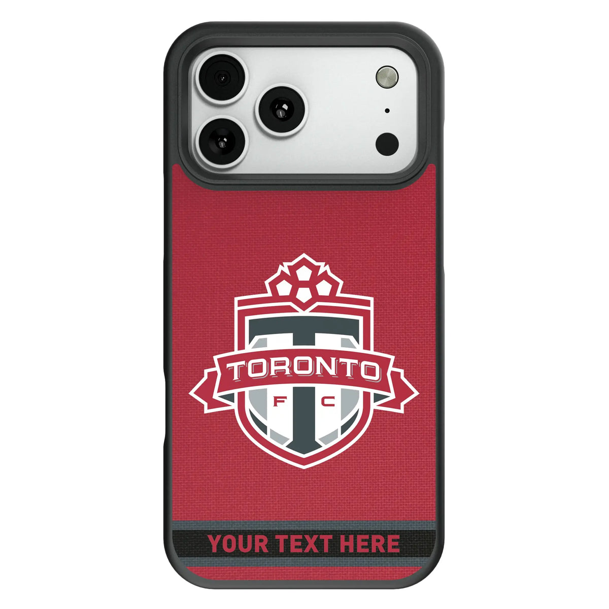 Toronto FC Personalized Stripe Bump Phone Case for Apple iPhone