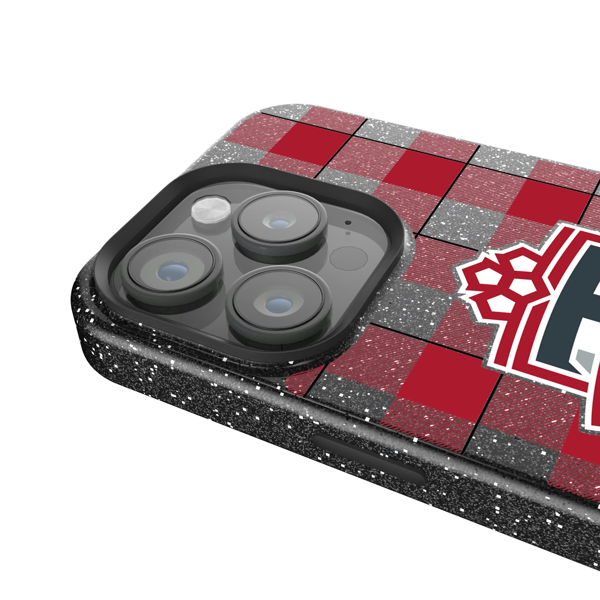 Toronto FC Plaid iPhone Bling Phone Case for Apple iPhone - Detail