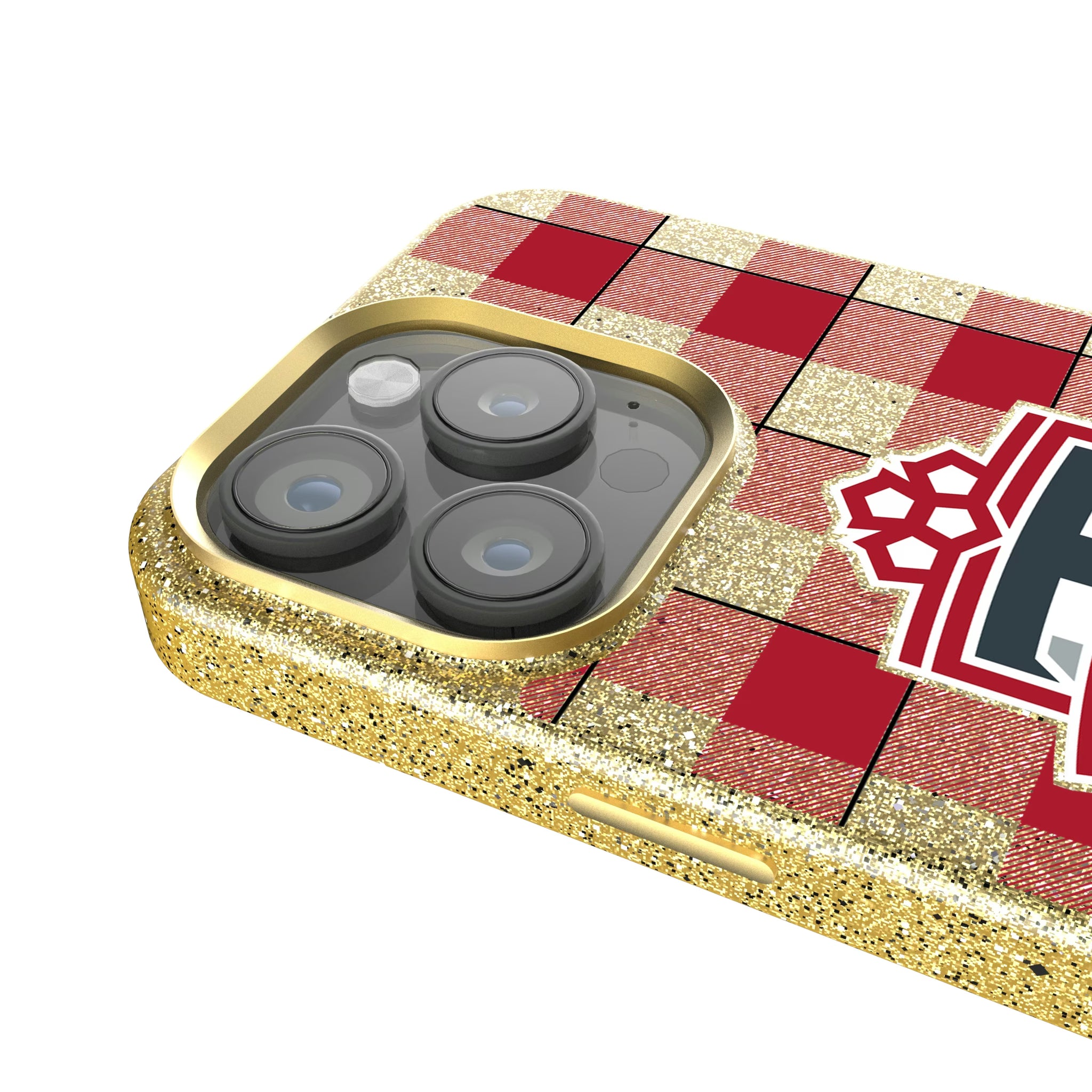 Toronto FC Plaid iPhone Bling Phone Case for Apple iPhone - Detail