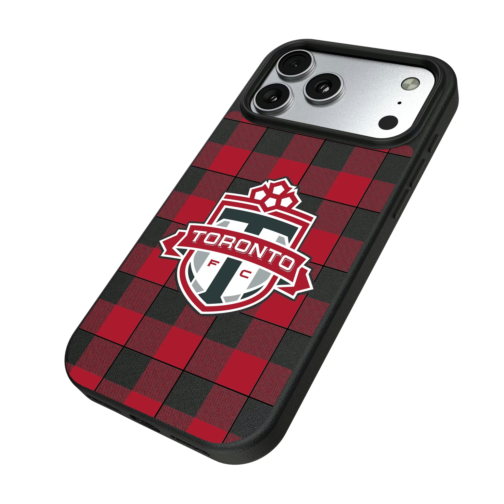 Toronto FC Plaid iPhone MagSafe Compatible Phone Case for Apple iPhone - Isometric View#Device_iPhone 17 Pro Max